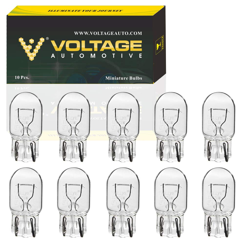 (10 Pack) 7440 LED Bulbs - Bright White 6000K Automotive Brake Lights, Turn Signal Bulbs, Side Marker & Tail Lights - OEM Replacement for Cars, Trucks, SUVs - Perfect for Night Driving & Enhanced Visibility