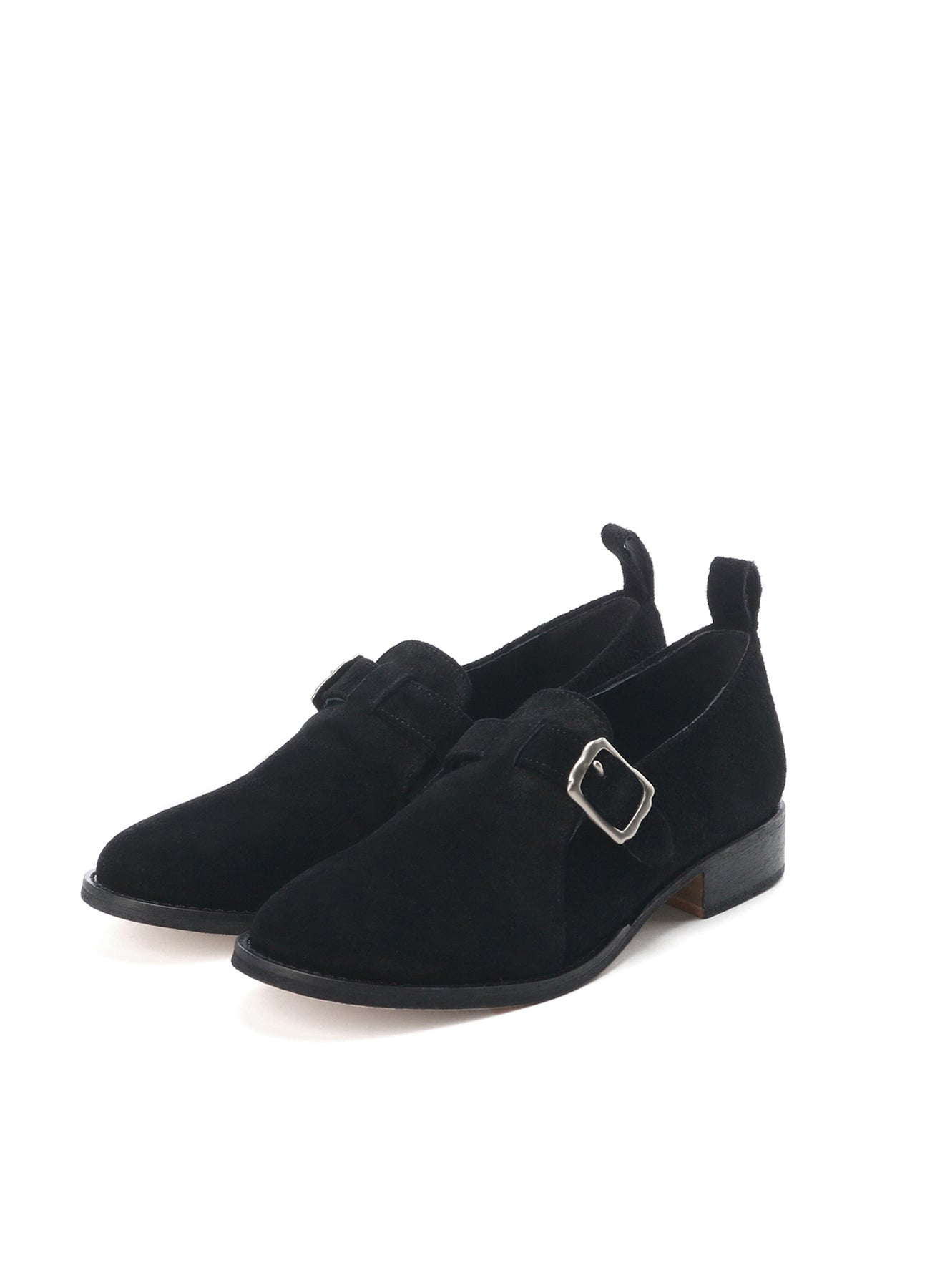 Cow Suede One Strap Shoes for Women - Comfortable Slip-On Loafers for Casual Wear & Office Outfits