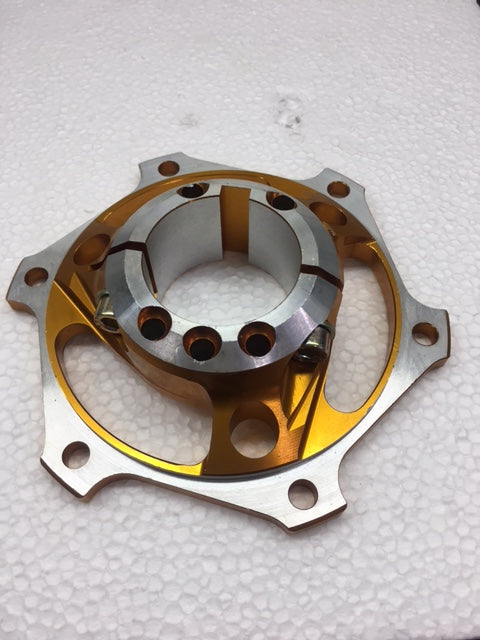 40mm Brake Rotor Carrier for M1 Line - Black or Gold Options | High-Performance Motorcycle Brake System Upgrade for Racing & Street Bikes