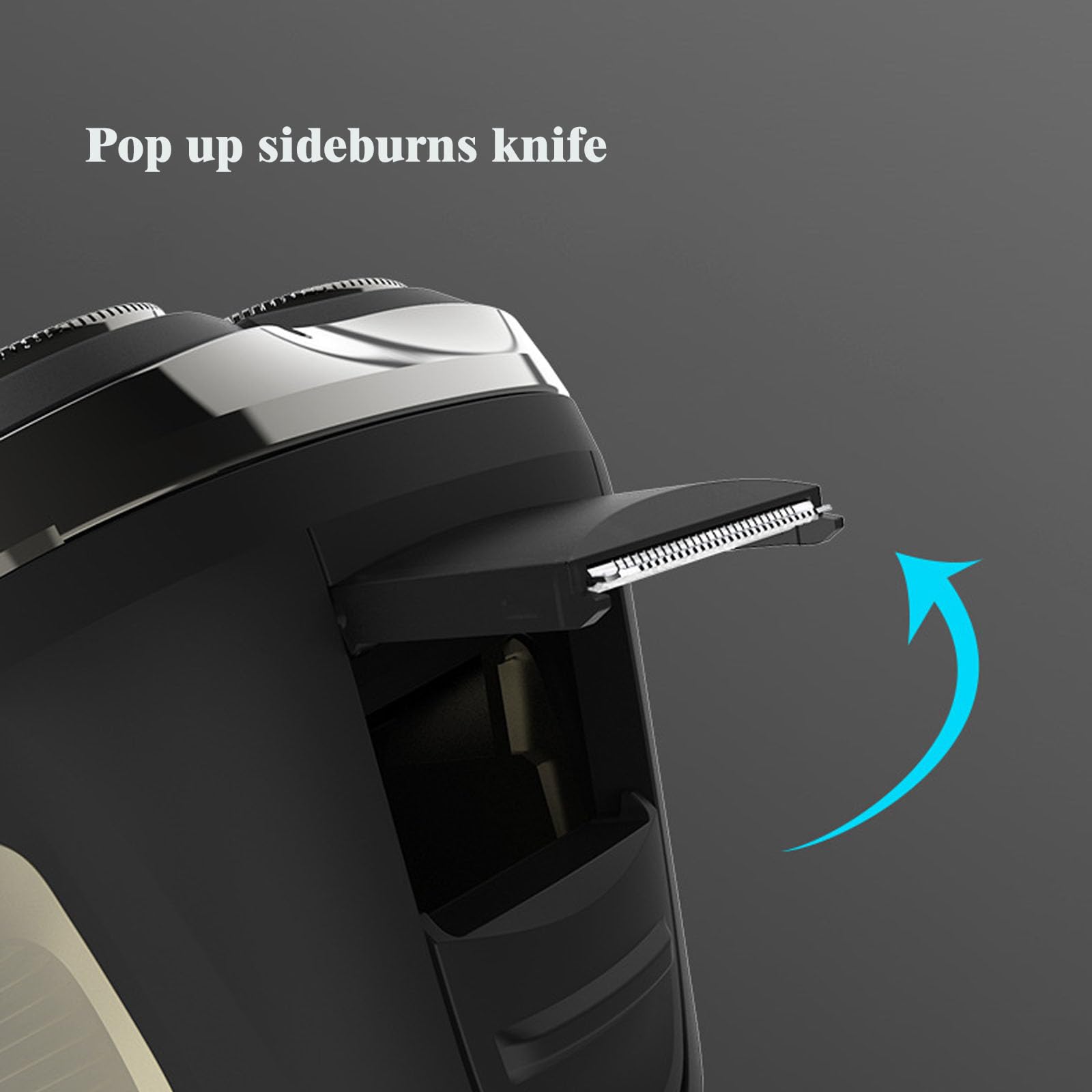 Snapbuy 4D Rotary Electric Razor for Men - Rechargeable Cordless Shaver with Precision Blades, Smooth & Fast Facial Hair Trimmer - Perfect for Travel, Gym, and Daily Grooming at Home or Office (1 Pack)