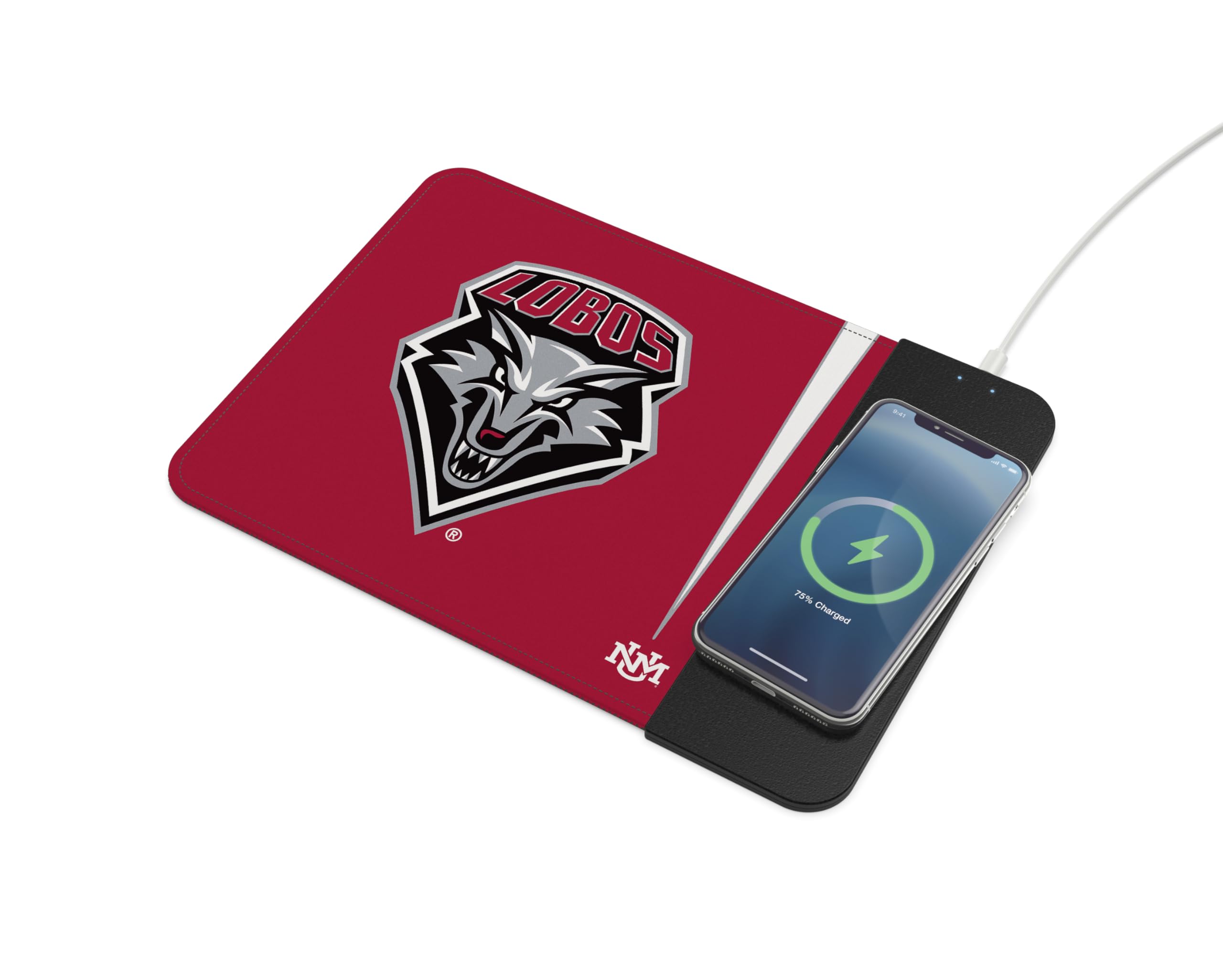 SOAR NCAA Unisex Wireless Charging Mouse Pad with Qi Fast Charging - Perfect for Gaming, Office & Home Use