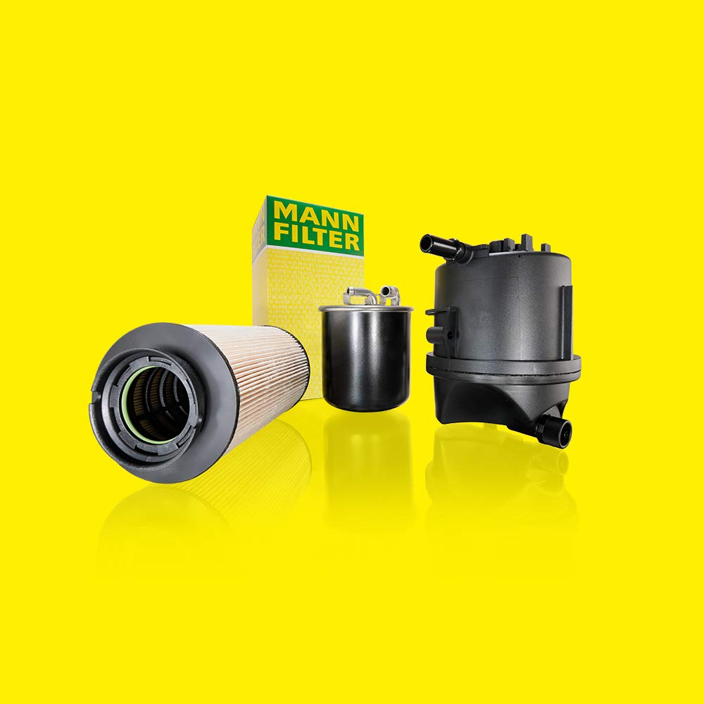 Mann Filter WK1060/5X Spin-On Fuel Filter Replacement for Diesel Engines - Compatible with Various Truck & Heavy Equipment Models - Perfect for Fleet Maintenance & Off-Road Vehicles