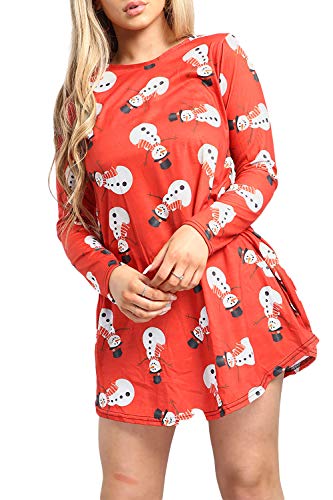 Snowman Hug Red