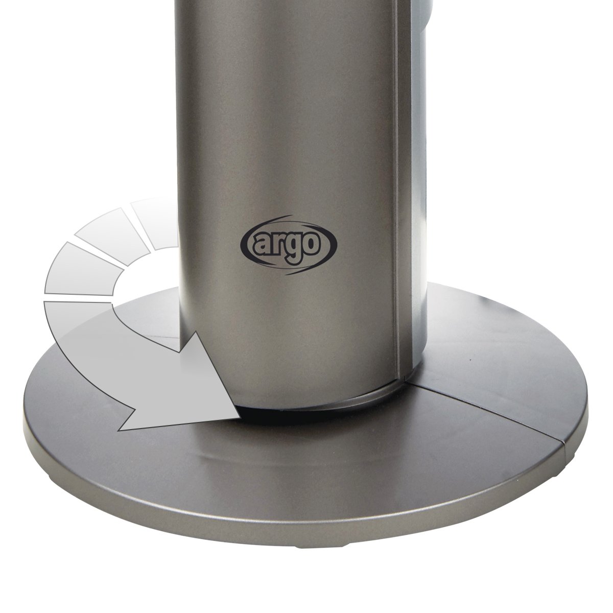 ARGO Aspire Tower Fan with Remote Control, 3 Speed Settings, 73cm Height - Quiet Cooling for Bedroom, Living Room & Office