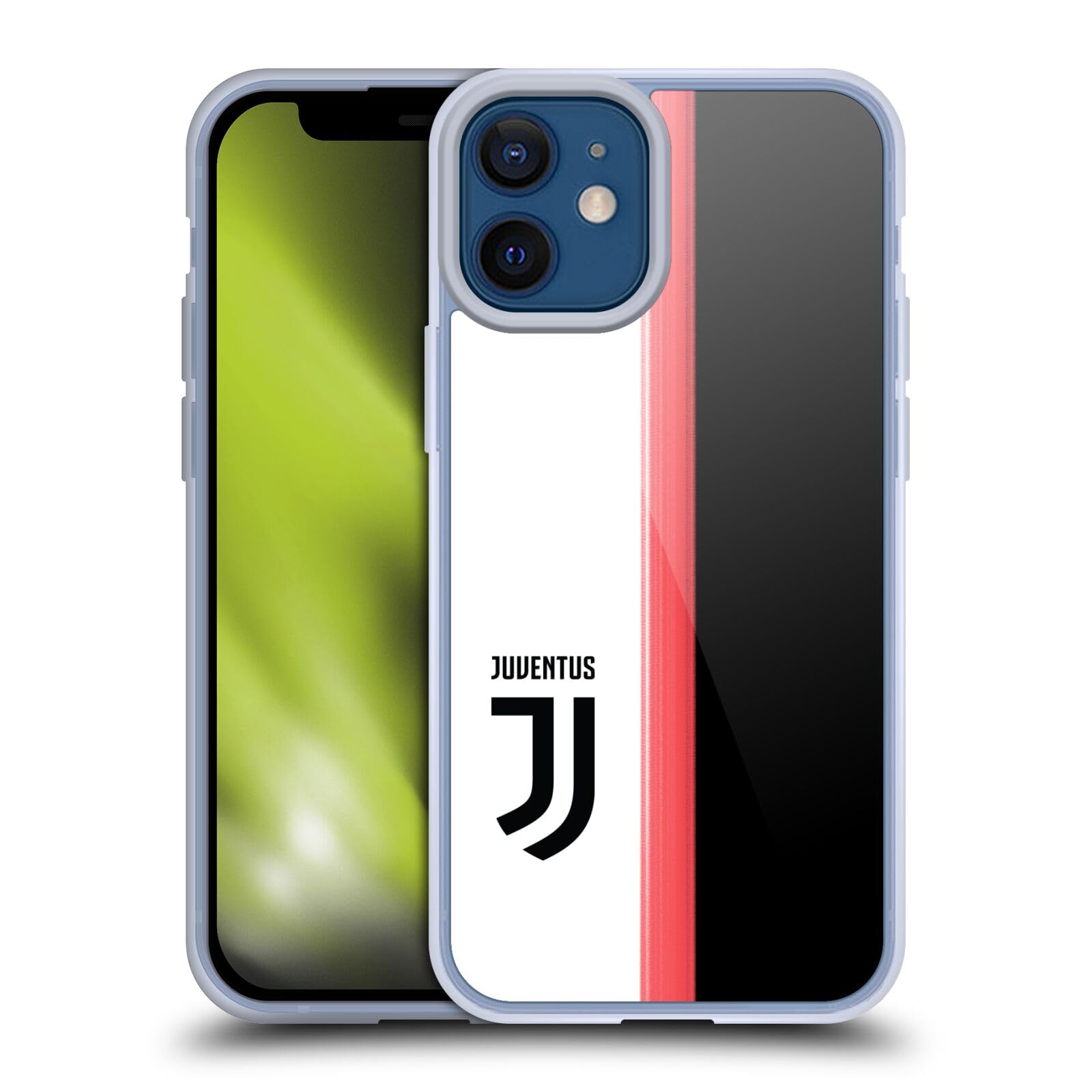 Head Case Designs Juventus 2019/20 Home Kit iPhone 12 Mini Case – Durable Soft Gel Cover for Football Fans & Daily Protection