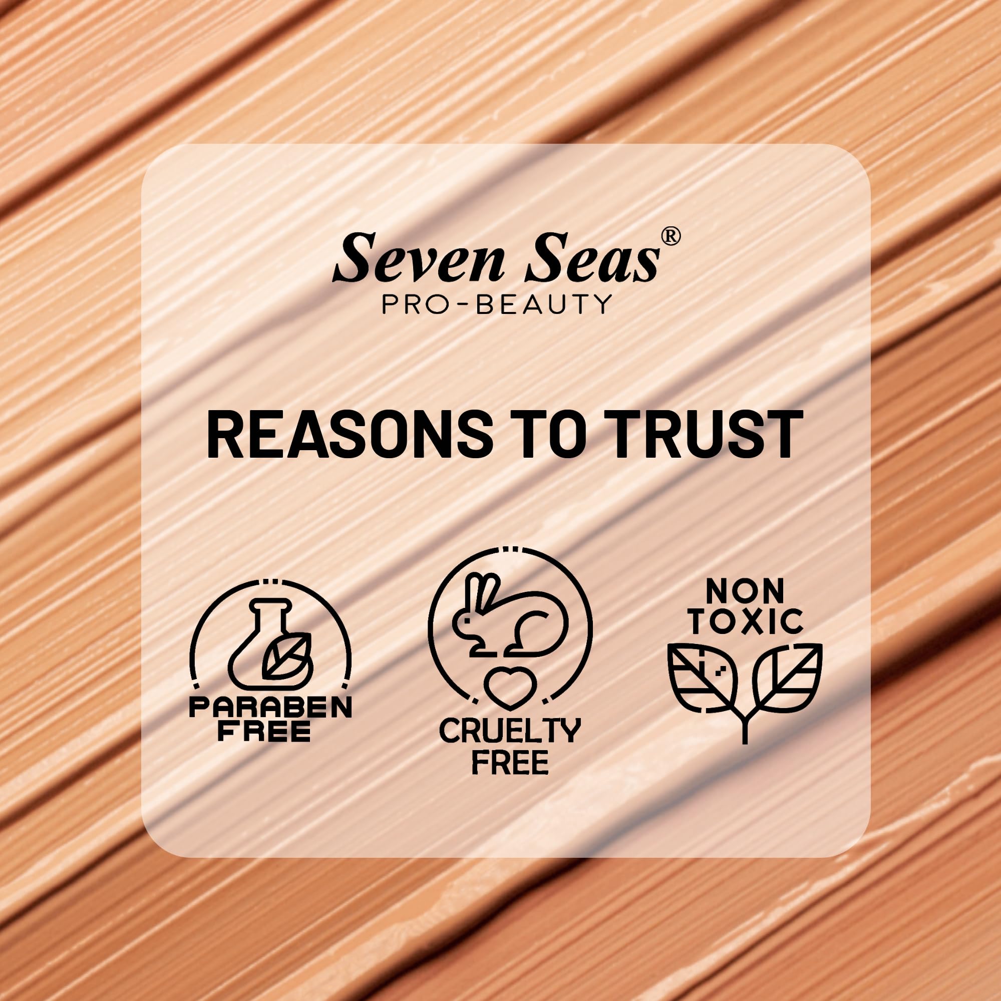Seven Seas Lightweight Full Coverage Concealer - Long Lasting, Blendable Face Makeup for Dark Circles & Blemishes | Perfect for Everyday Wear & Special Occasions