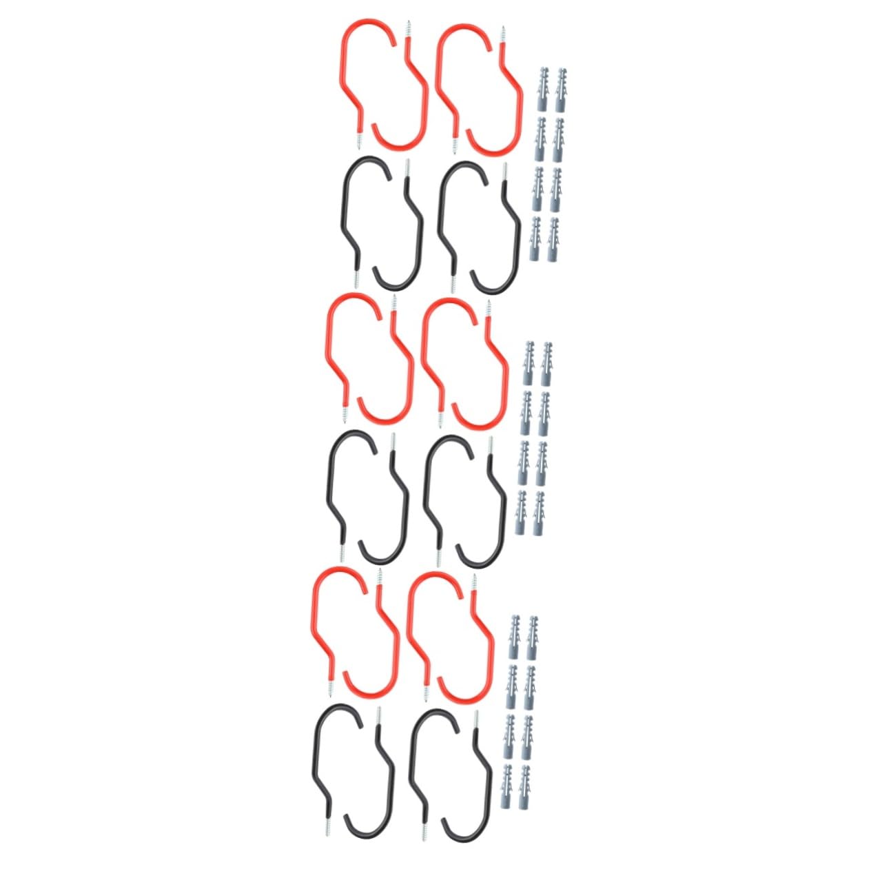 48 Pack Heavy Duty Bike Hooks - CORHAD Deep Thread Screw-in Bike Rack Hooks for Wall or Ceiling Mount - Perfect for Garage, Shed, or Bike Storage Organization