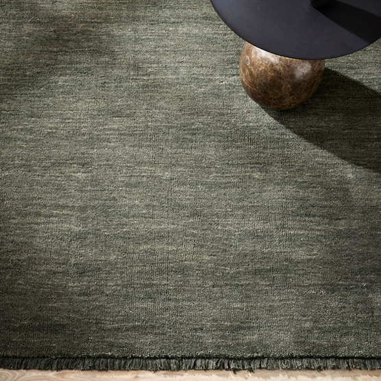 Baya Sandringham Forest Green Floor Rug 300cm x 400cm - Soft Area Rug for Living Room, Bedroom & Home Decor