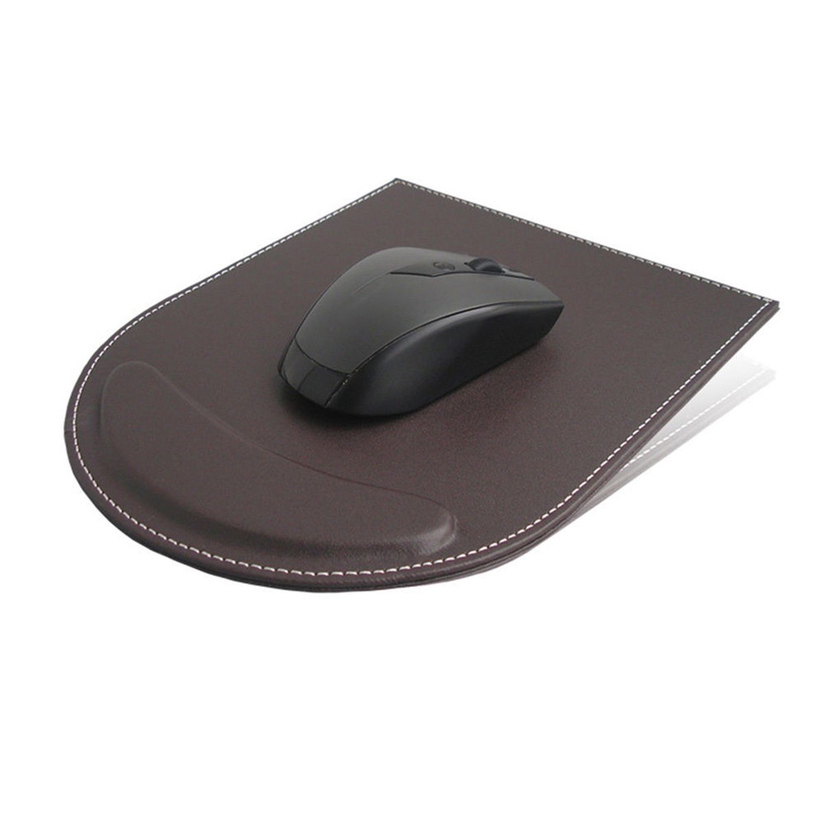 KINGFOM 6-Piece Office Desk Organizer Set - Synthetic Leather Desk Accessories with Desk Organizer, Mouse Pad, File Cabinet, Document Holder, Pen Holder & Tissue Box Cover - Perfect for Home Office, Workspace & Office Organization (T02K)