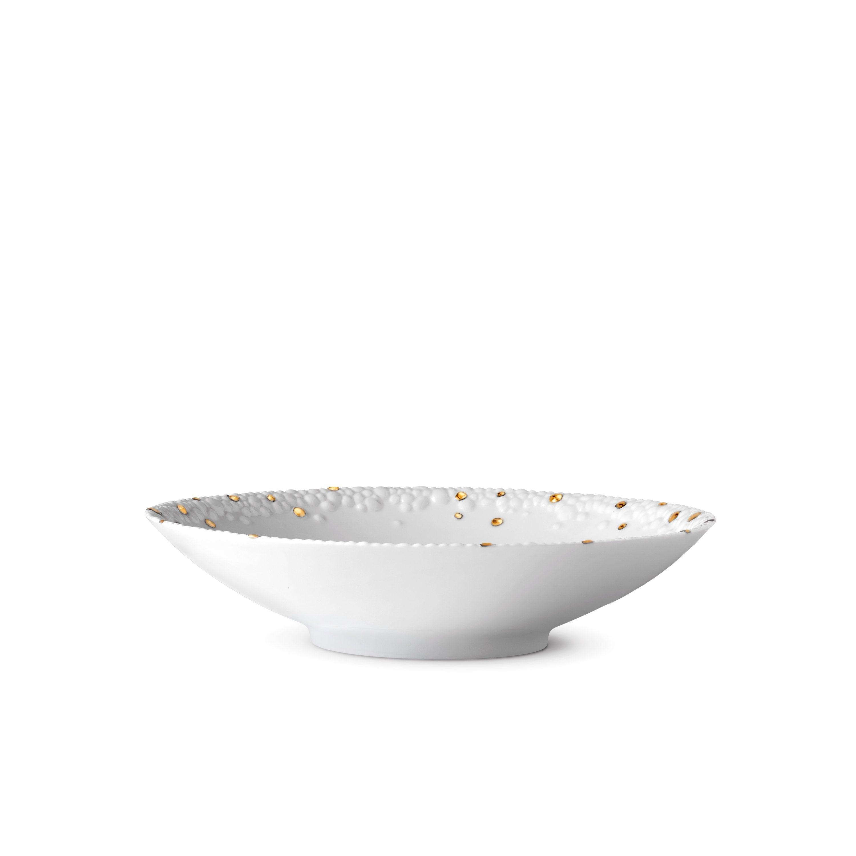 Premium Haas Mojave 3-Piece Dinnerware Set - Elegant White & Gold Porcelain Plates for Fine Dining, Entertaining & Special Occasions