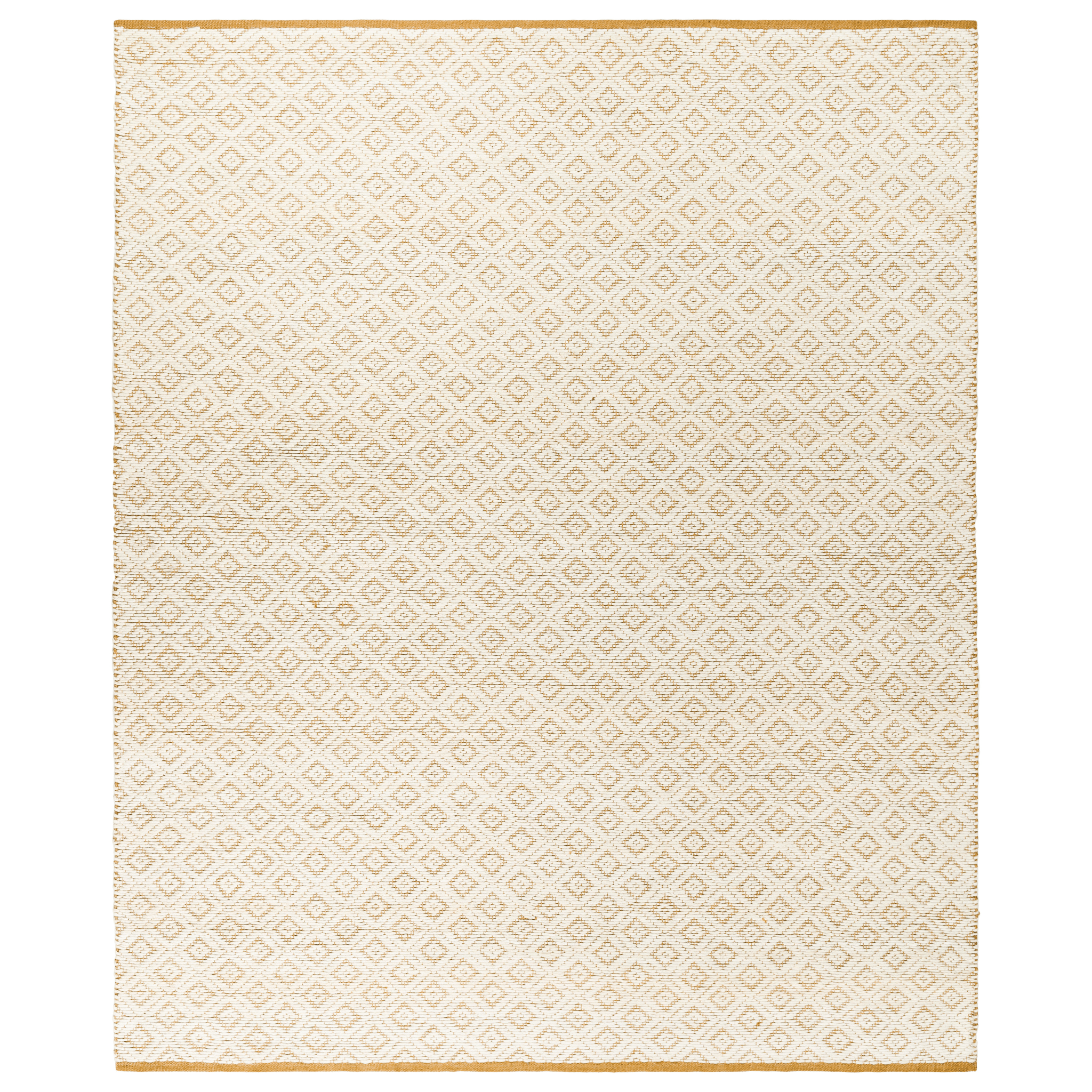 Premium Ahlat Cream & Brown Wool Blend Area Rug - Soft & Durable Handmade Carpet for Living Room, Bedroom, Dining Area - Multiple Sizes Available (5x8, 8x10, 9x12)