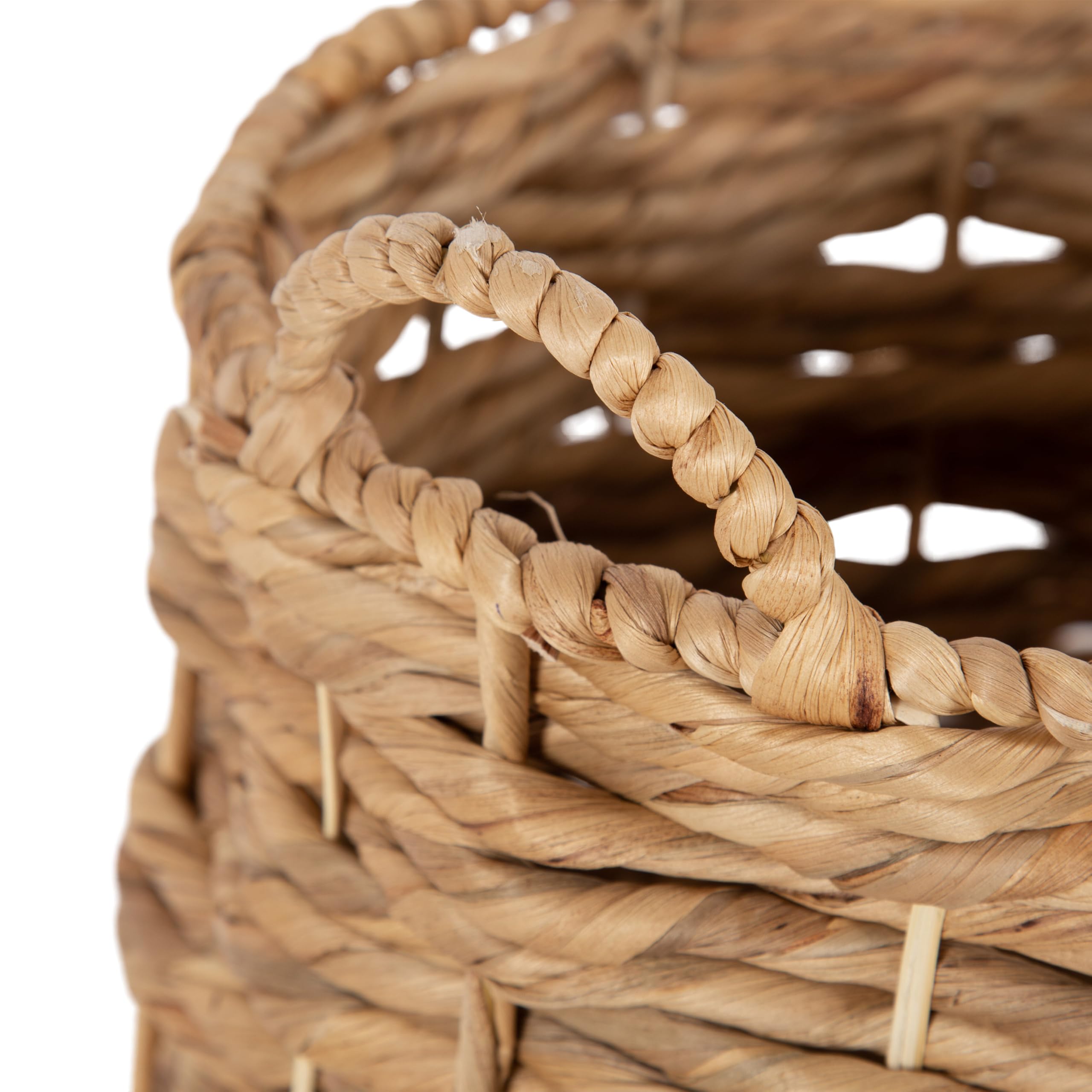 Kate & Laurel Livia Modern 2-Piece Woven Basket Set - 16