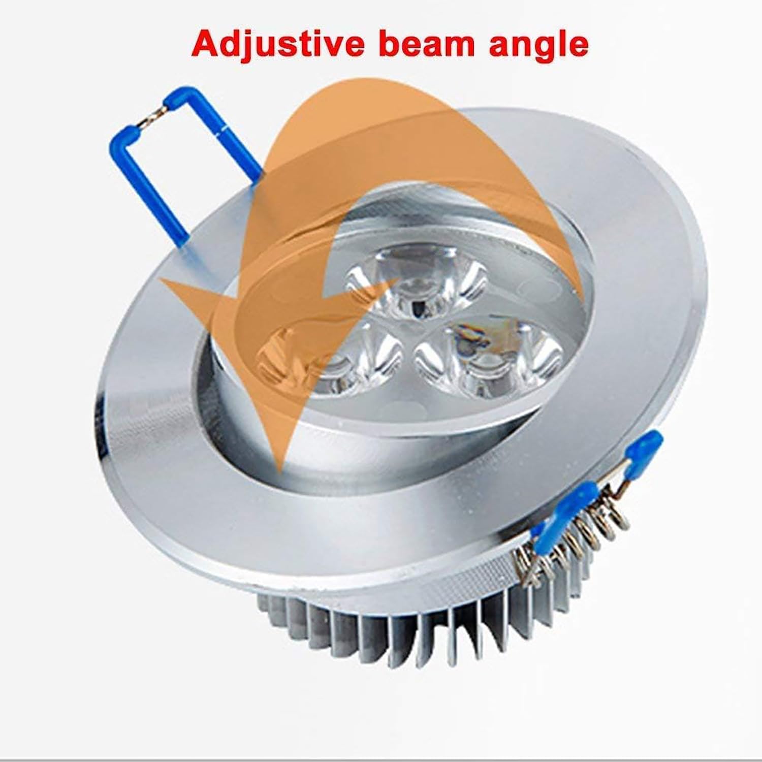 10 Pack Dimmable LED Ceiling Light Downlight 3W 110V Cool White Recessed Spotlight Fixture with LED Driver - Perfect for Kitchen, Bathroom, Closet and Hallway Lighting