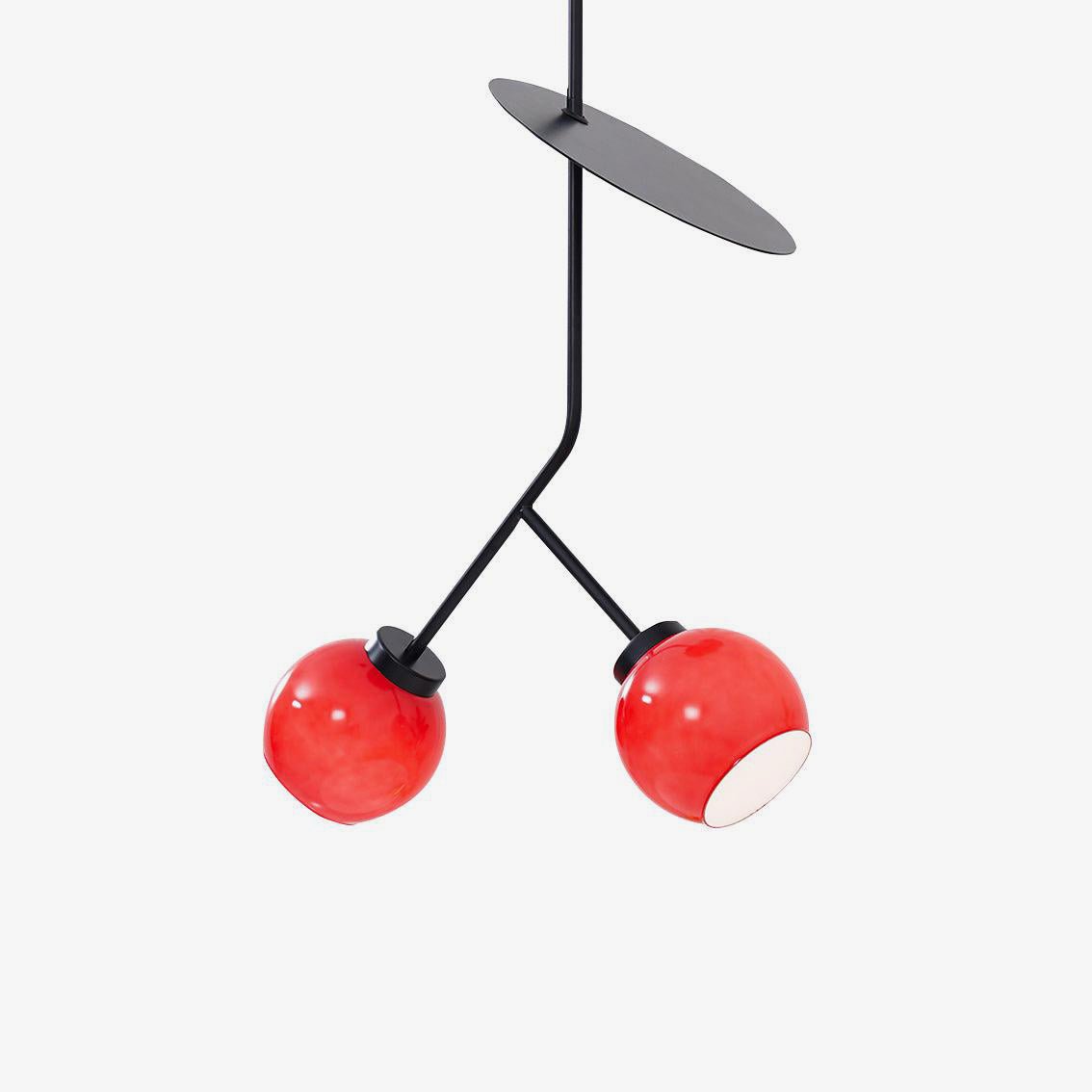 Vintage Cherry Blossom Pendant Light - Elegant Floral Glass Shade for Dining Room, Kitchen Island & Bedroom Decor - Dimmable Hanging Chandelier Lighting Fixture