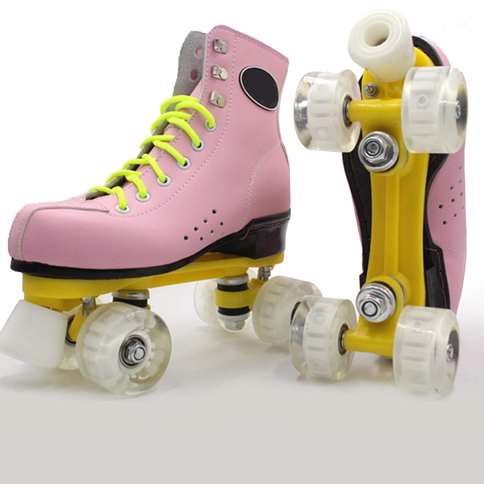 Speed Roller Skates for Adults - Narrow Double-Row Quad Wheels for Men & Women | Outdoor & Indoor Skating | Perfect for Parks, Streets & Rinks | 4 Color Options | Great Gift for Skaters