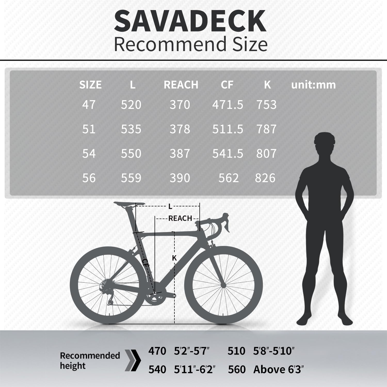 SAVADECK Windwar 5.0 Carbon Fiber Road Bike - 700C Racing Bicycle with Shimano 105 22-Speed Groupset & 25C Tires | Ultra-Lightweight Carbon Frame for Men & Women | Perfect for Road Racing, Endurance Training & Long-Distance Cycling