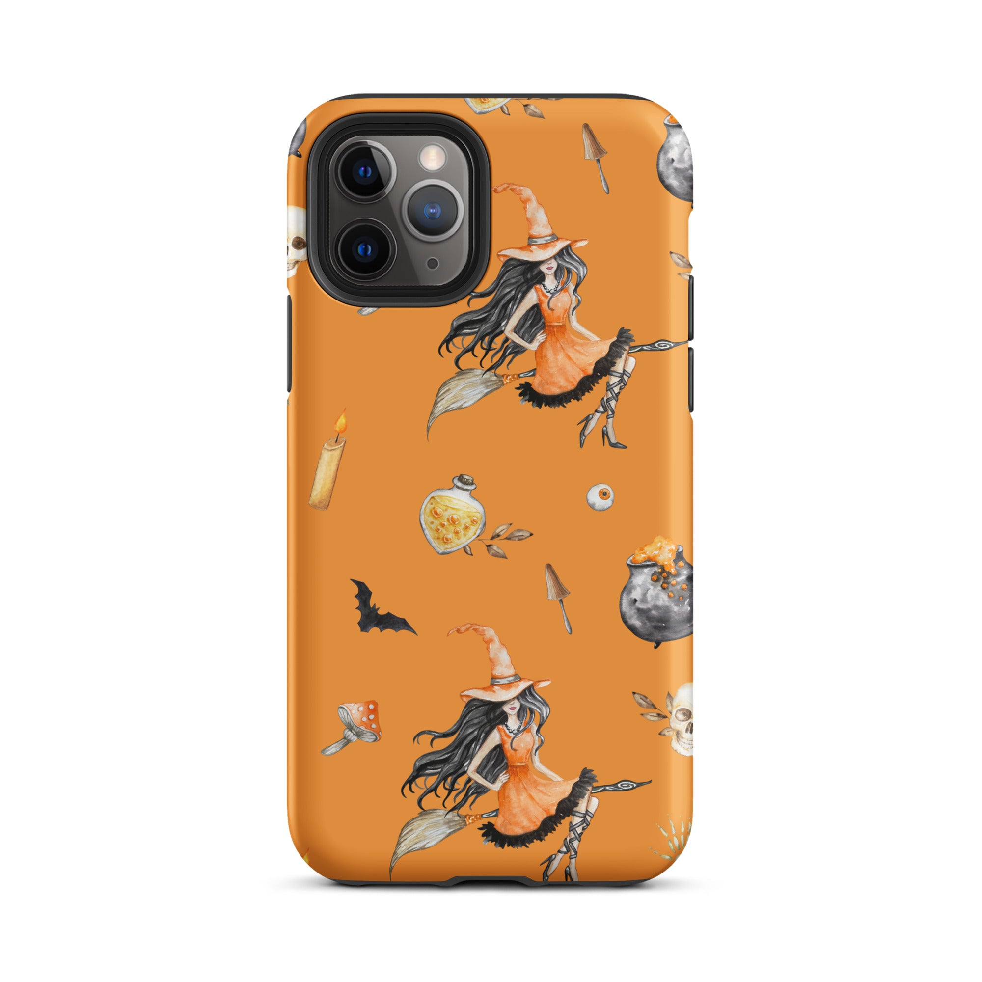 Premium Witch's Broomstick iPhone Case - Durable Protective Cover for iPhone 13/14/15 Pro Max - Perfect for Halloween, Cosplay & Witch-Themed Parties