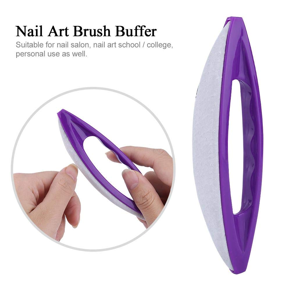 3 Pcs Nail Art Kit - Buffing Cream, Nail Brush Polish & Polishing Strips for Professional Manicure Pedicure | Salon-Grade Nail Care Tools for Home & Spa Use | Perfect for DIY Nail Art & Nail Polish Application