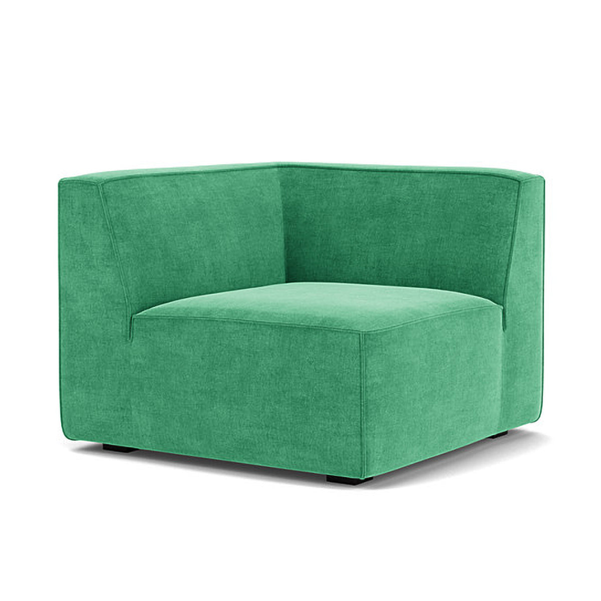 1-Seater Right Corner Modular Sofa in Durable Dane Fabric - Perfect for Small Apartments, Living Rooms & Cozy Spaces