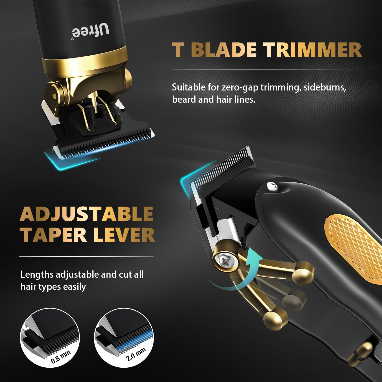 Ufree 3-Speed Cordless Electric Shaver for Bald Men - Double Foil Head Shaver with Close Shave Technology, Professional Hair Clipper & Trimmer Set - Perfect for Travel, Home Use & Quick Grooming