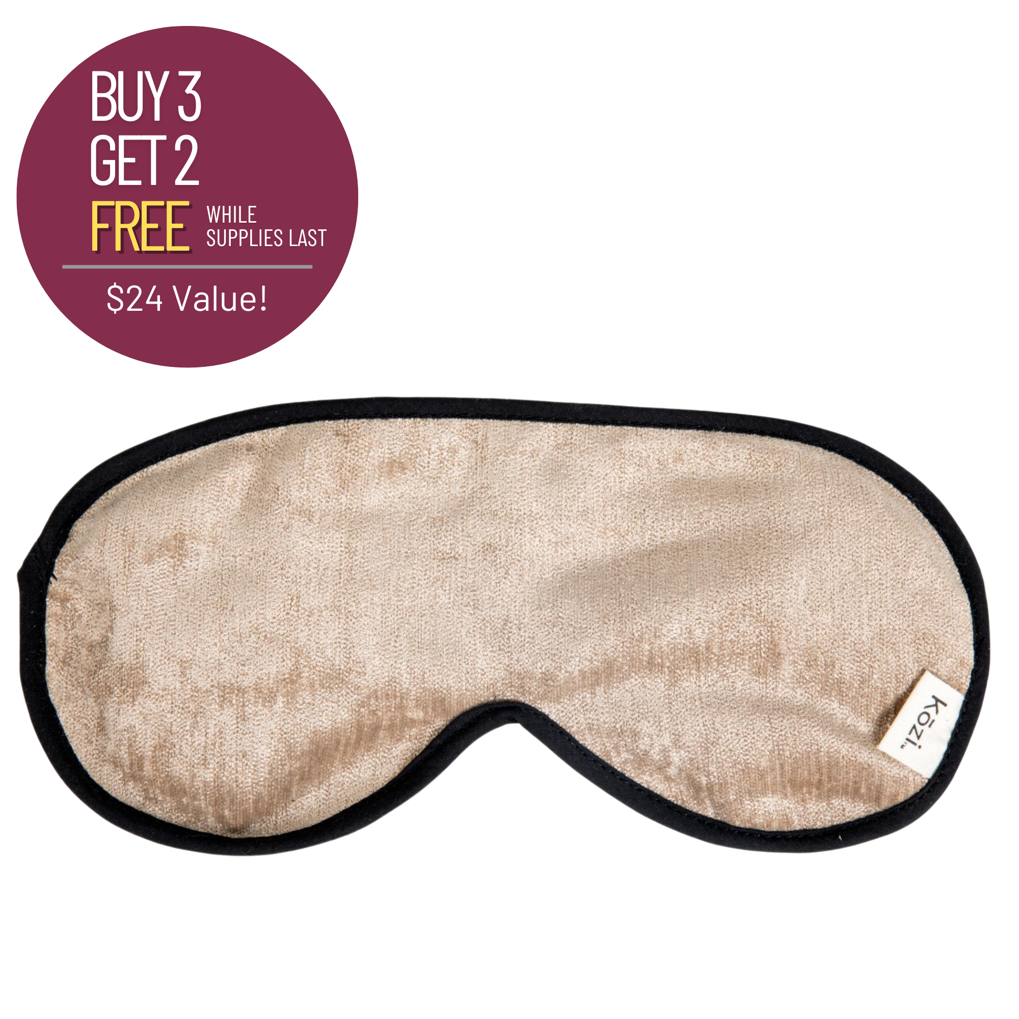 Kozi Restoring Eye Mask - Anti-Aging & Hydrating Under Eye Pads for Dark Circles & Puffiness - Buy 3 Get 2 Free - Perfect for Travel, Spa Days & Nighttime Skincare Routine