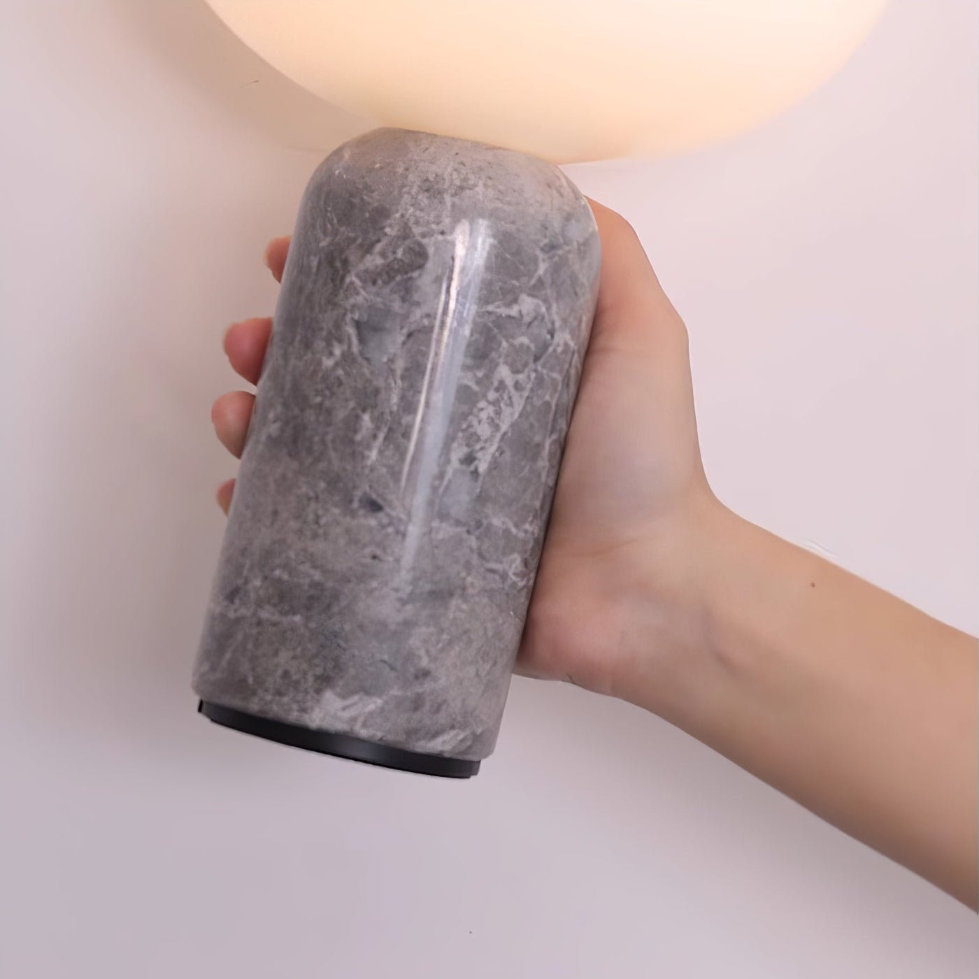 Arno Sphere Marble Table Lamp - Modern Decorative Lighting for Living Room, Bedroom & Office - Elegant Home Decor & Gift Idea