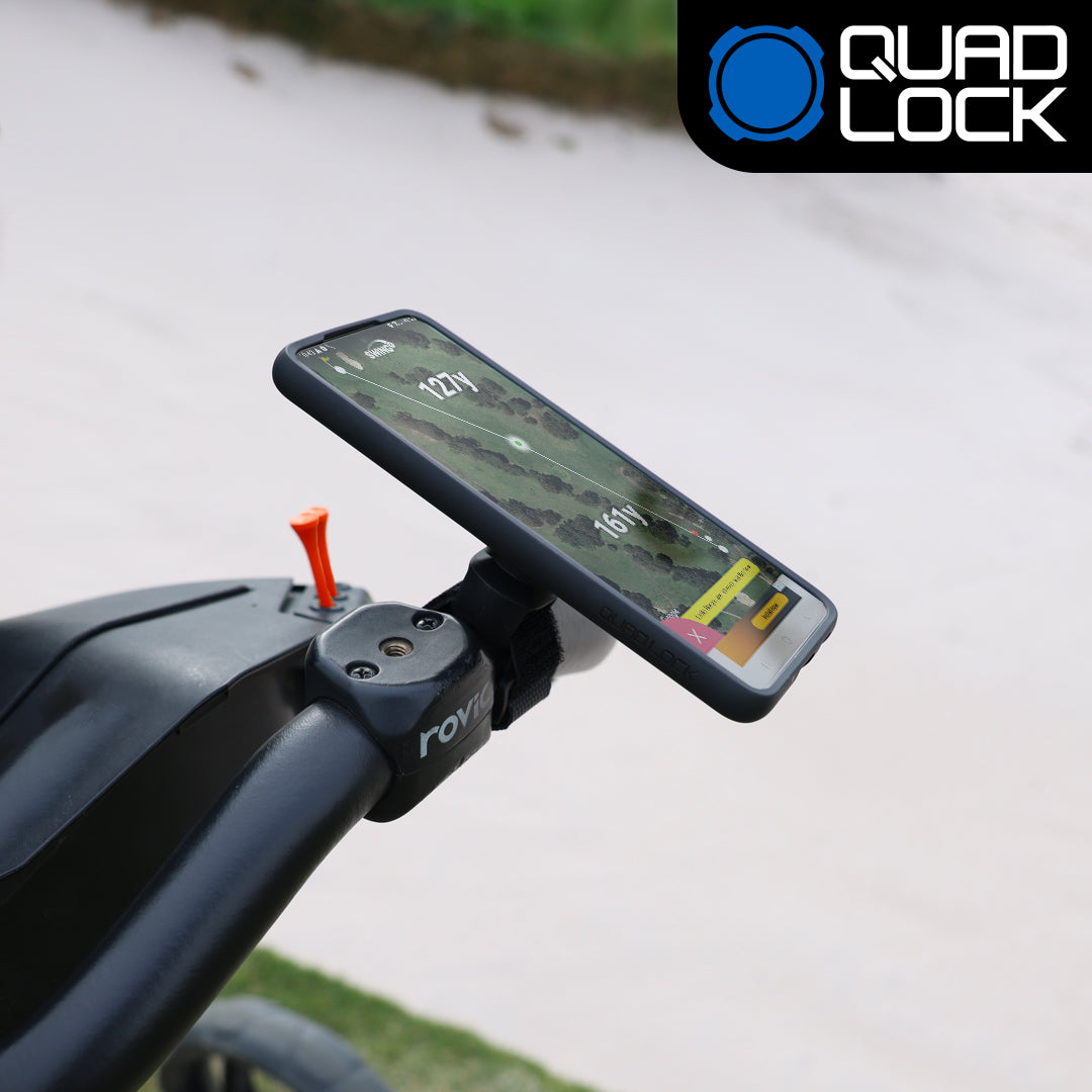 Premium Golf Car Mount Holder - Secure & Adjustable Phone Clip for Golf Carts | Perfect for Golfing, Range Practice & Outdoor Sports