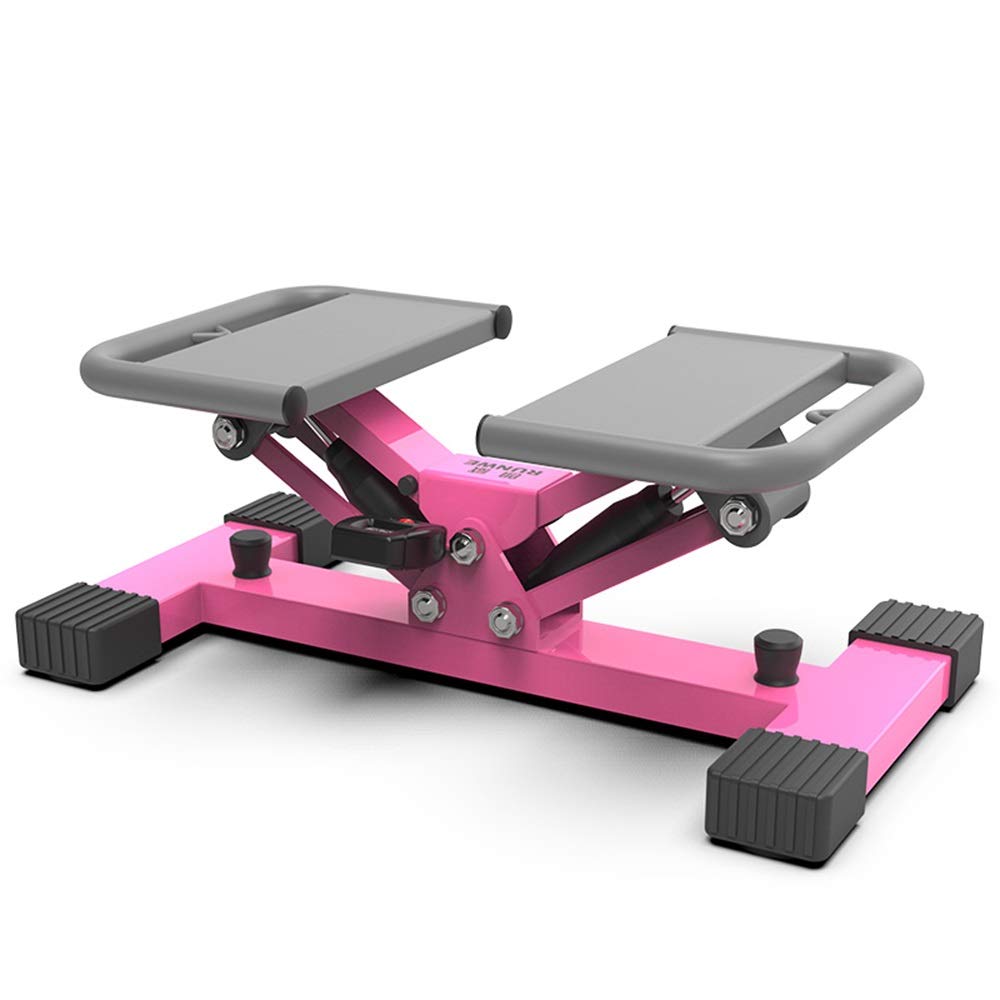 FUFU Mini Stepper for Home Gym - Adjustable Resistance Portable Stair Stepper with LCD Display & Resistance Bands | Compact Cardio Equipment for Indoor Workout, Office Exercise & Home Fitness Training