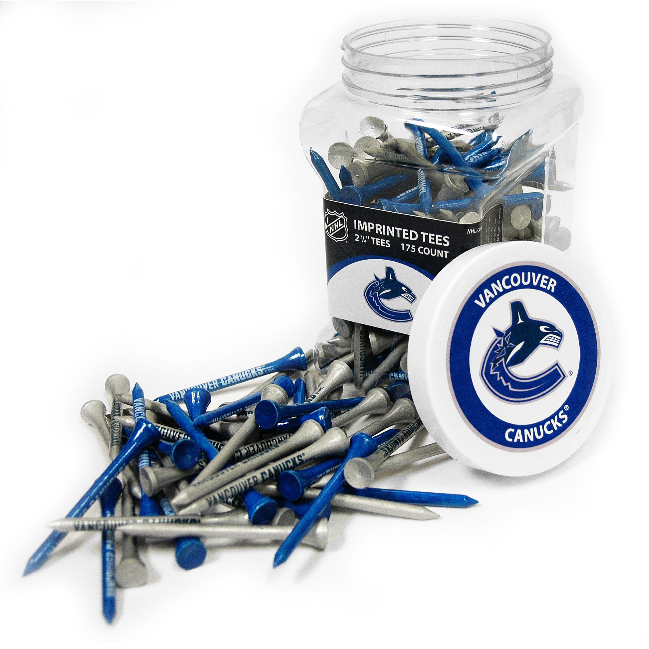 Team Golf NHL Golf Tees - Pack of 175 Professional Golf Accessories for Hockey Fans | Perfect for Driving Range, Course Play & Gift Giving