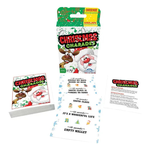 Christmas Charades Game - Fun Holiday Party Game for Families & Friends | Perfect for Christmas Gatherings, Office Parties & Festive Celebrations