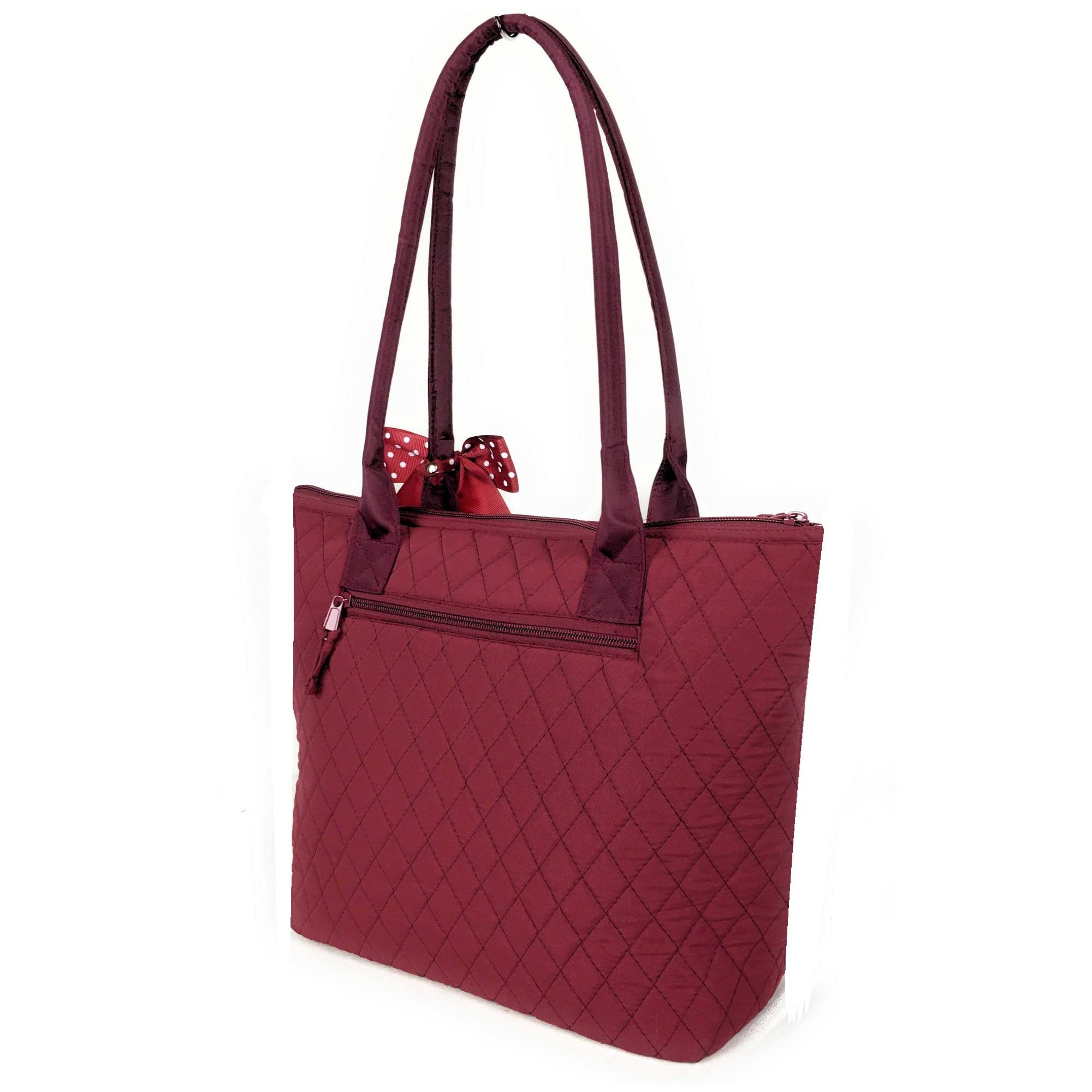Quilted Shoulder Tote Bag for Women - Stylish Large Capacity Handbag Purse - Perfect for Work, Travel & Shopping