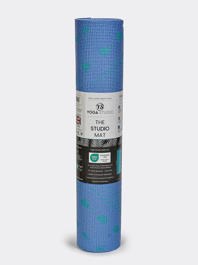 Premium 6mm Non-Slip Yoga Mat for Hot Yoga & Home Workouts - Eco-Friendly TPE Material for Enhanced Grip & Comfort
