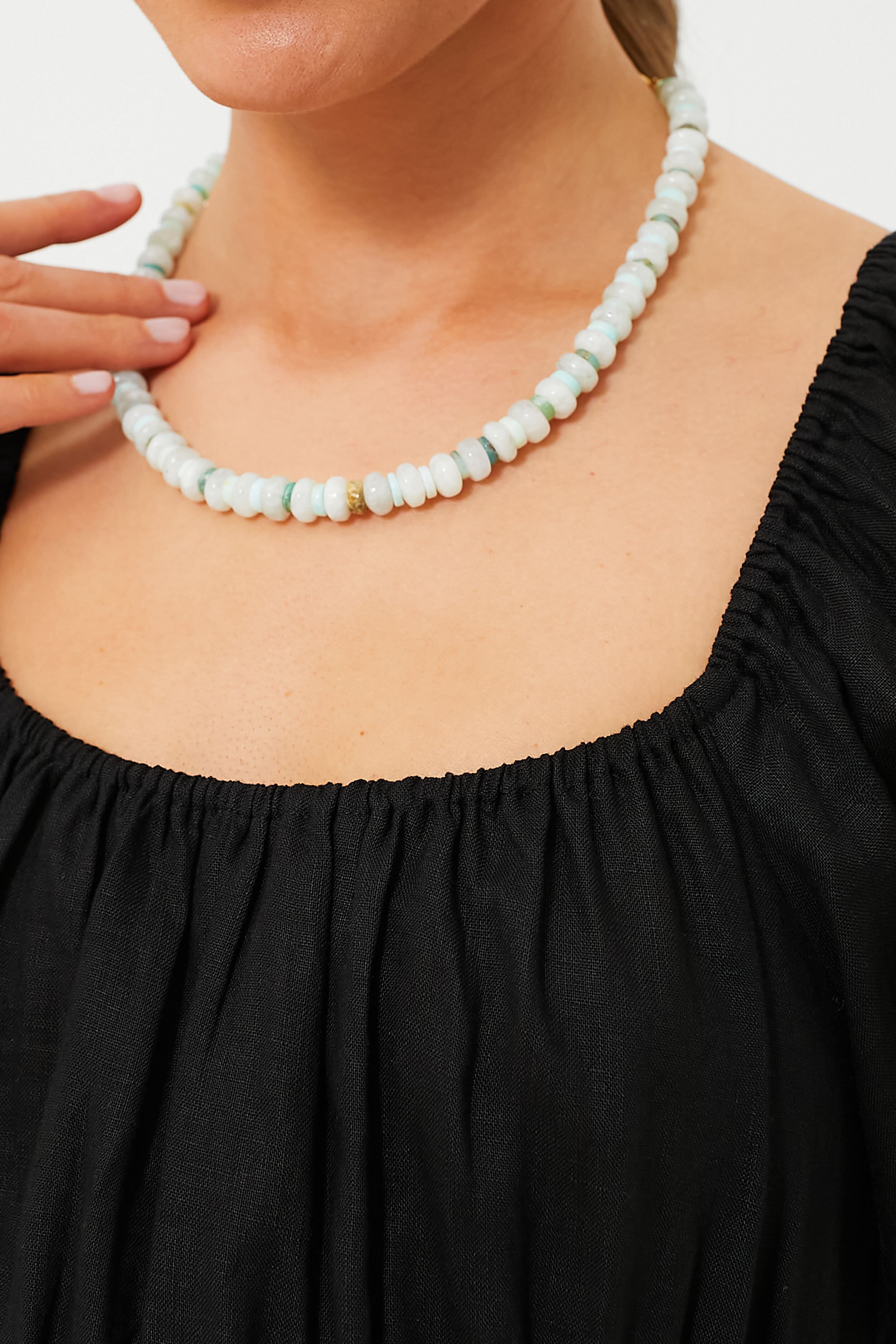 Blue Tola Necklace for Women - Handmade Beaded Boho Jewelry - Perfect for Casual Wear, Parties & Gifts | Amazon Best Seller