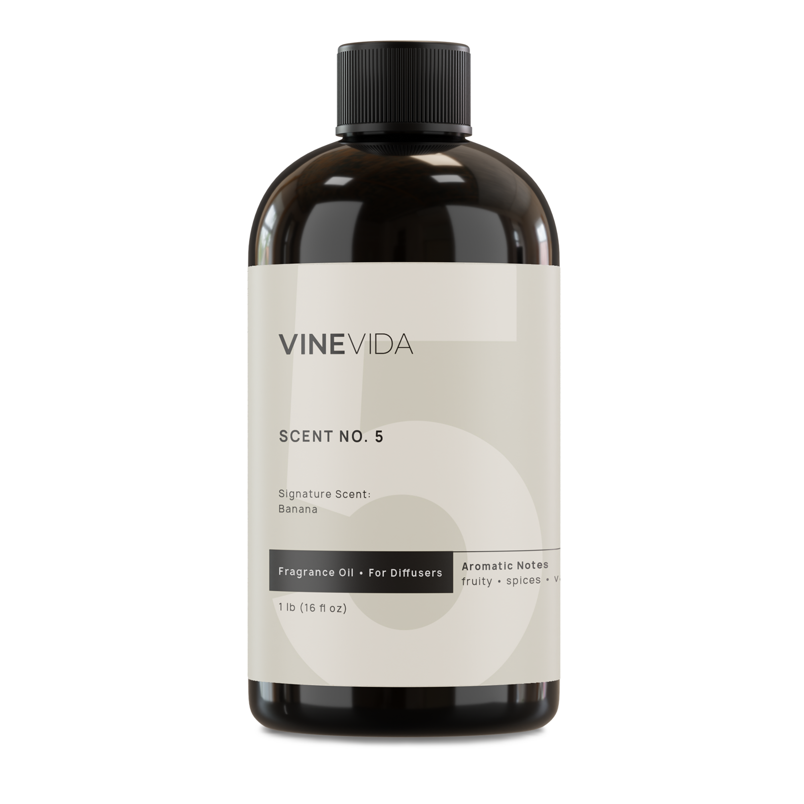 Premium No. 5 Banana Fragrance Oil for Aromatherapy - Essential Oil for Diffusers, Humidifiers & Home Scenting - Relaxing & Uplifting Aroma for Bedroom, Office & Spa