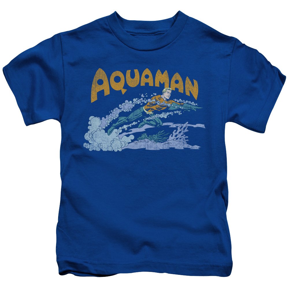 DC Aqua Swim Unisex Youth T-Shirt for Kids - Comfortable Boys & Girls Swim Shirt for Pool, Beach & Summer Activities