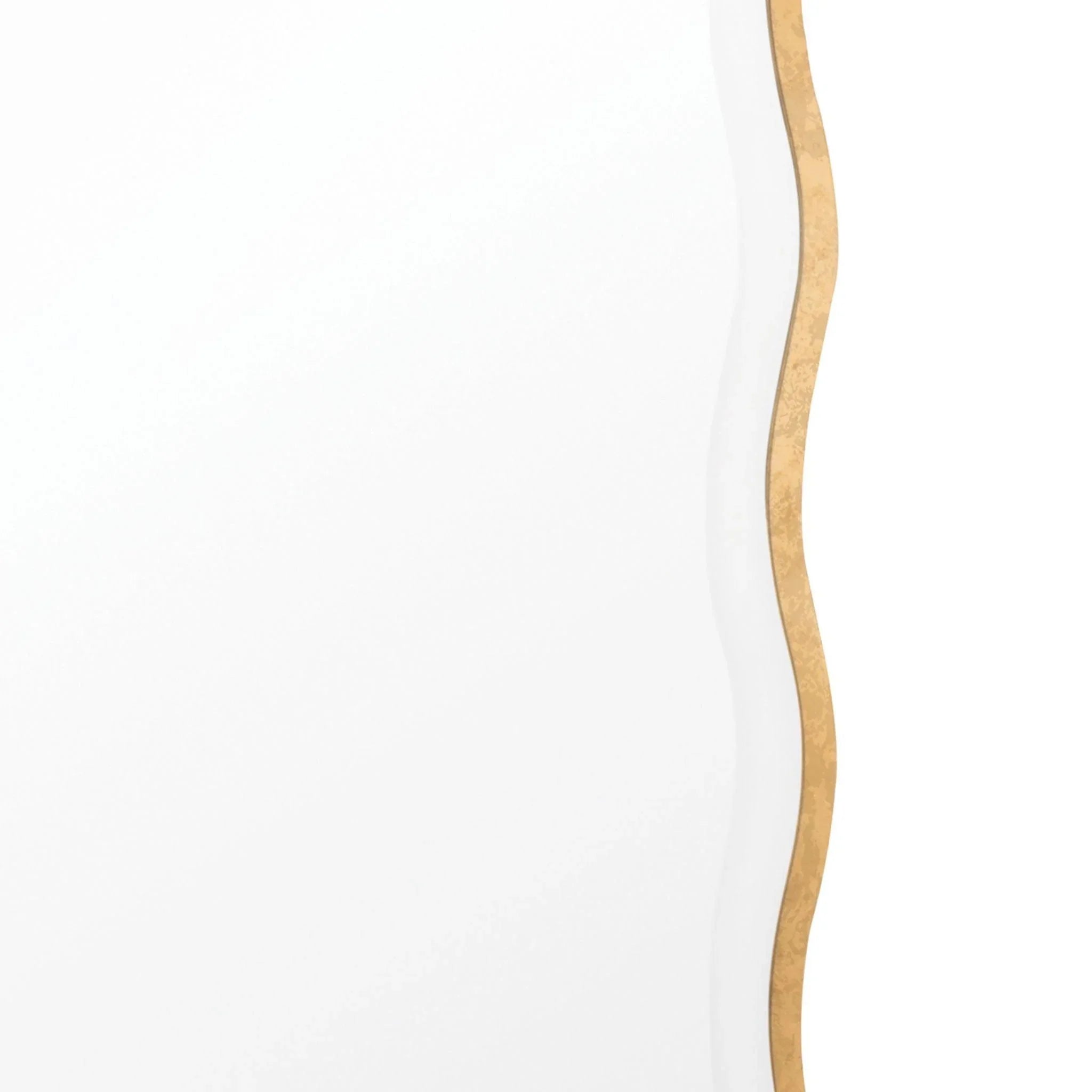 Elegant Candice Rectangle Gold Wall Mirror - Modern Home Decor for Living Room, Bedroom & Entryway