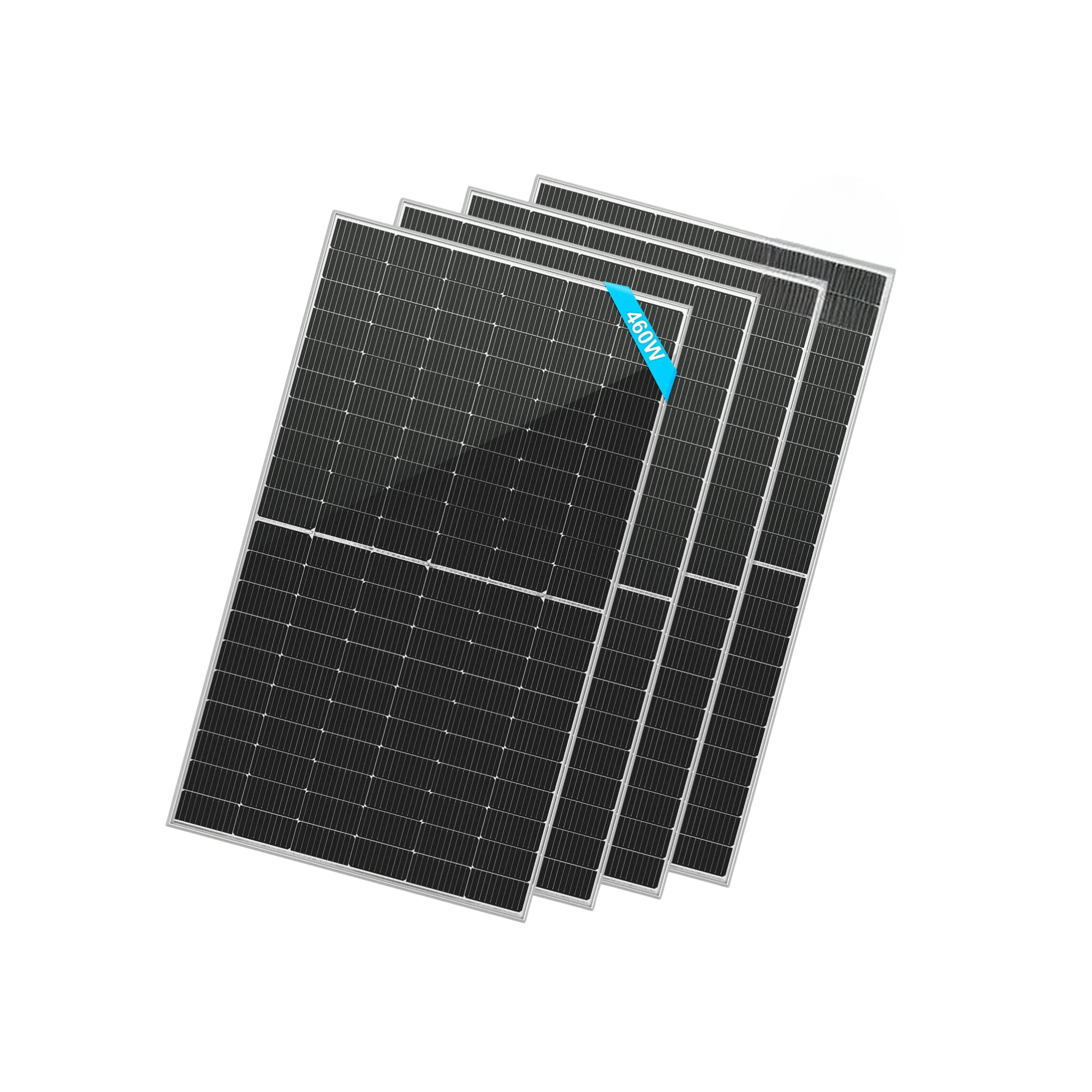 SunGoldPower 460 Watt Bifacial PERC Solar Panel - High Efficiency Monocrystalline Module for Home & Commercial Use | SG-460WBG | Ideal for Rooftop, Ground Mount & Off-Grid Solar Systems