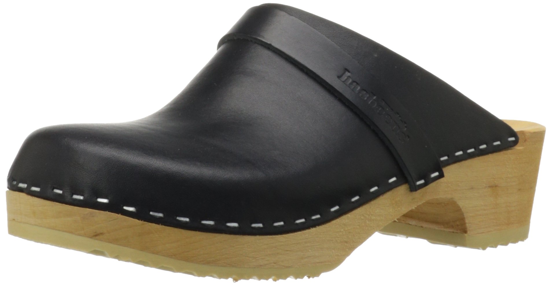 Swedish Hasbeens Women's Swedish Husband Clog - Comfortable Wooden Clogs for Women - Perfect for Casual Wear, Gardening & Outdoor Activities