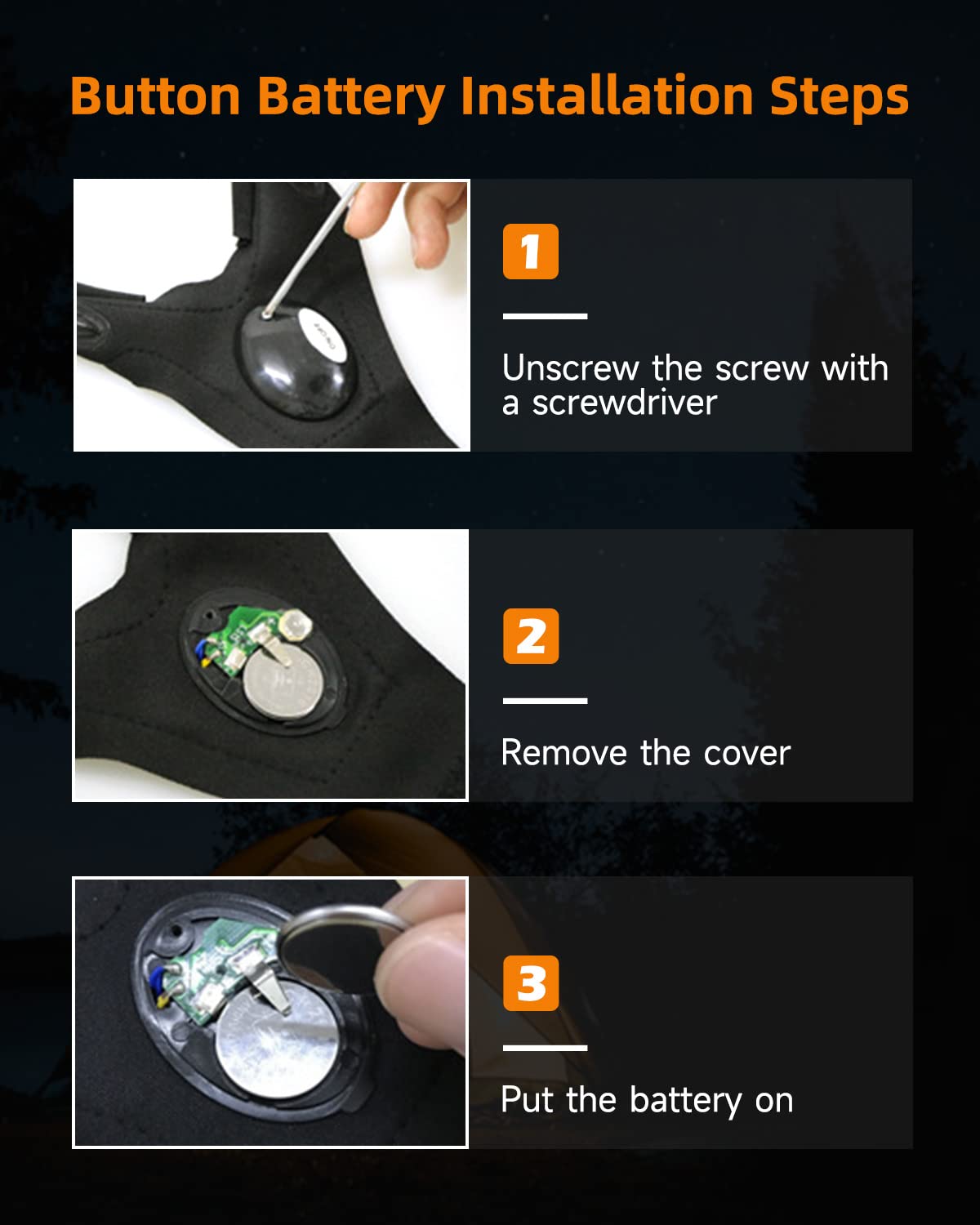 Maxesla LED Flashlight Gloves - Best Hands-Free Lighting for Men, Perfect Father's Day & Birthday Gift - Ideal for Camping, Fishing, Repair Work, Nighttime Mechanics & Outdoor Adventures