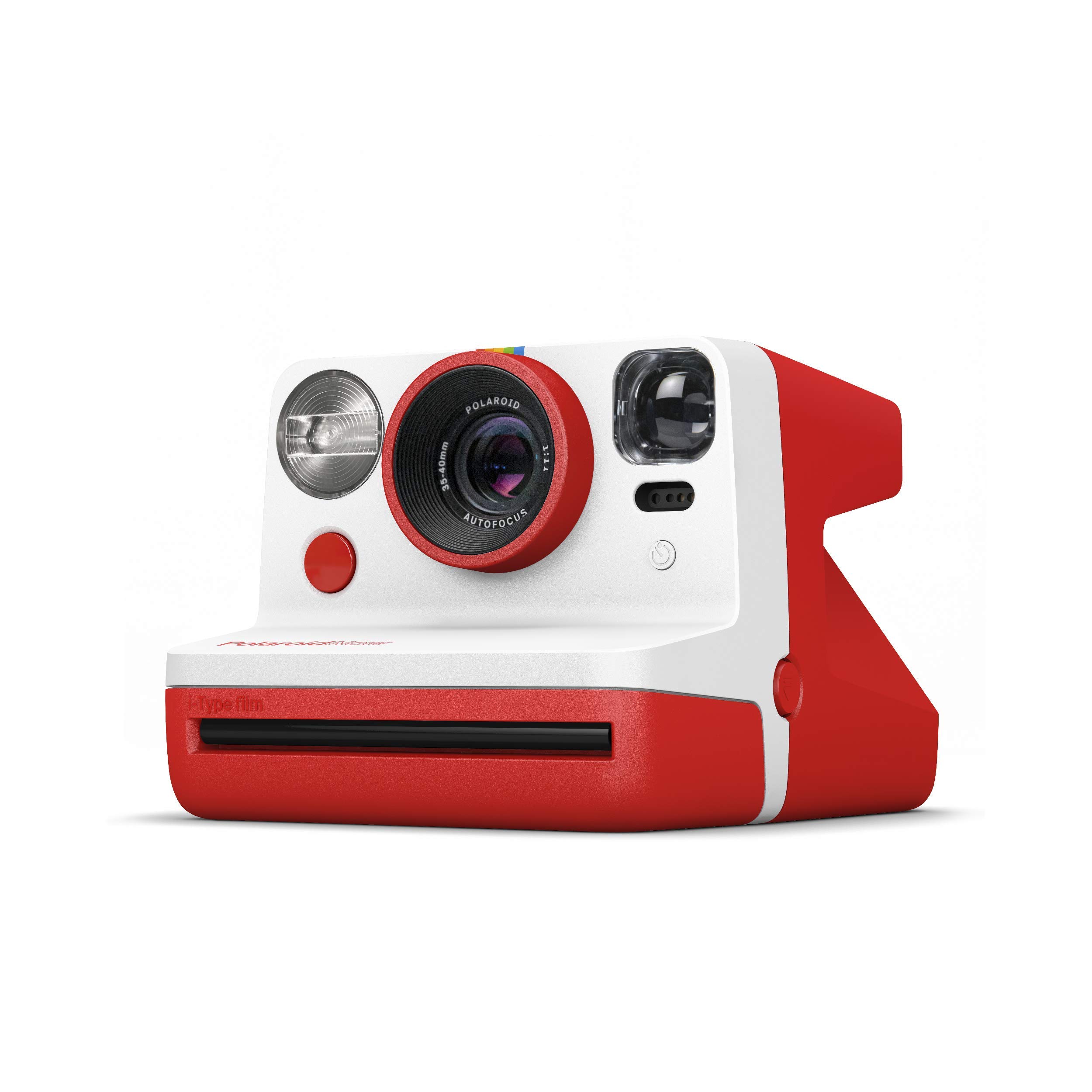 Polaroid Now Instant Camera i-Type (Red) - Vintage Style Instant Film Camera for Travel, Parties & DIY Photo Gifts - Perfect for Weddings, Birthdays & Creative Projects