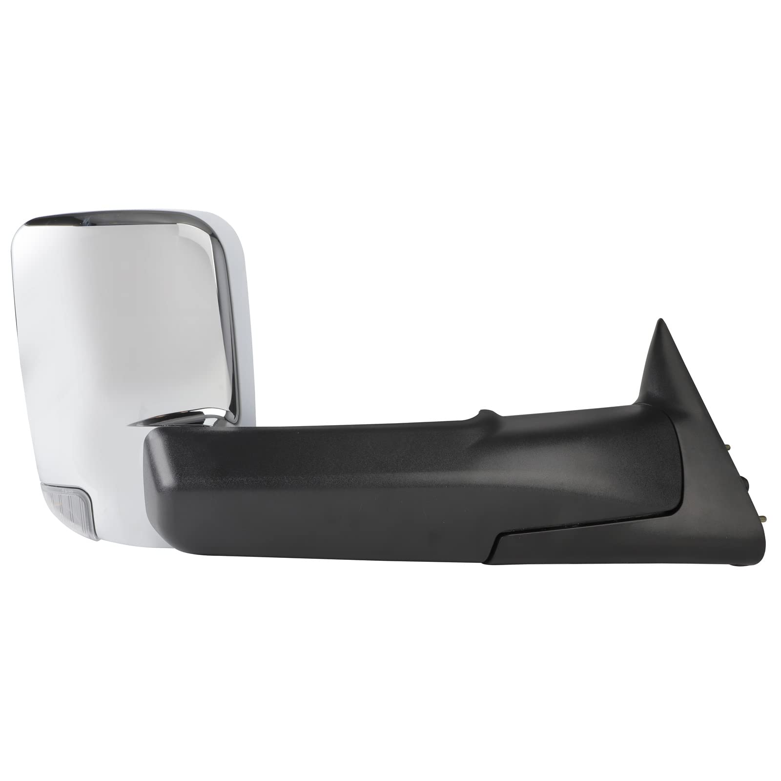 1998-2001 Dodge Ram 1500/2500/3500 Truck Towing Mirrors - Power Heated Side Mirrors with Turn Signal & Chrome Cap (Pair) - Perfect for Towing, Highway Driving & Night Visibility