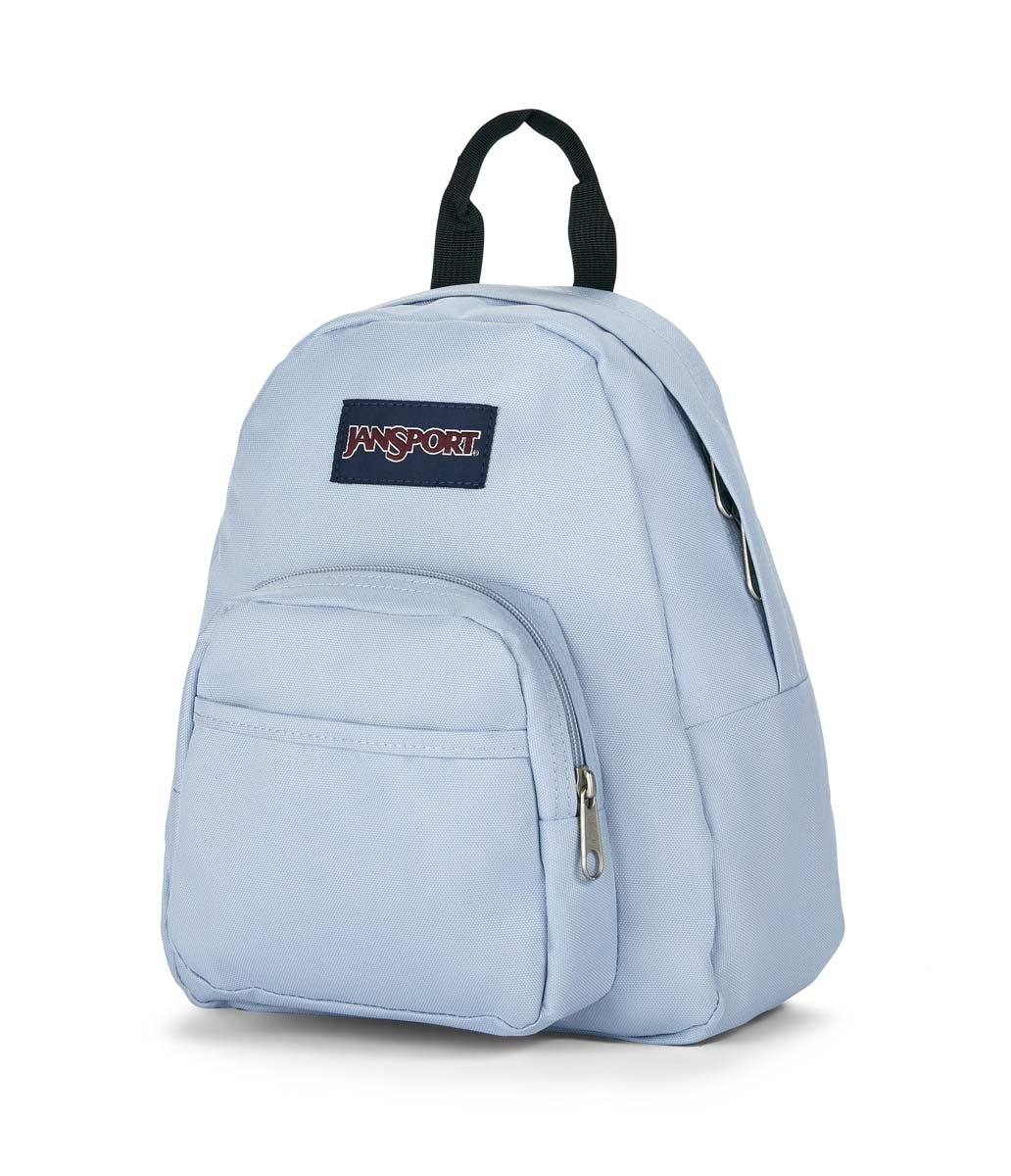 JanSport Half Pint Mini Backpack - Lightweight & Durable Small Backpack for Women & Teens, Blue Dusk | Perfect for School, Travel & Everyday Use