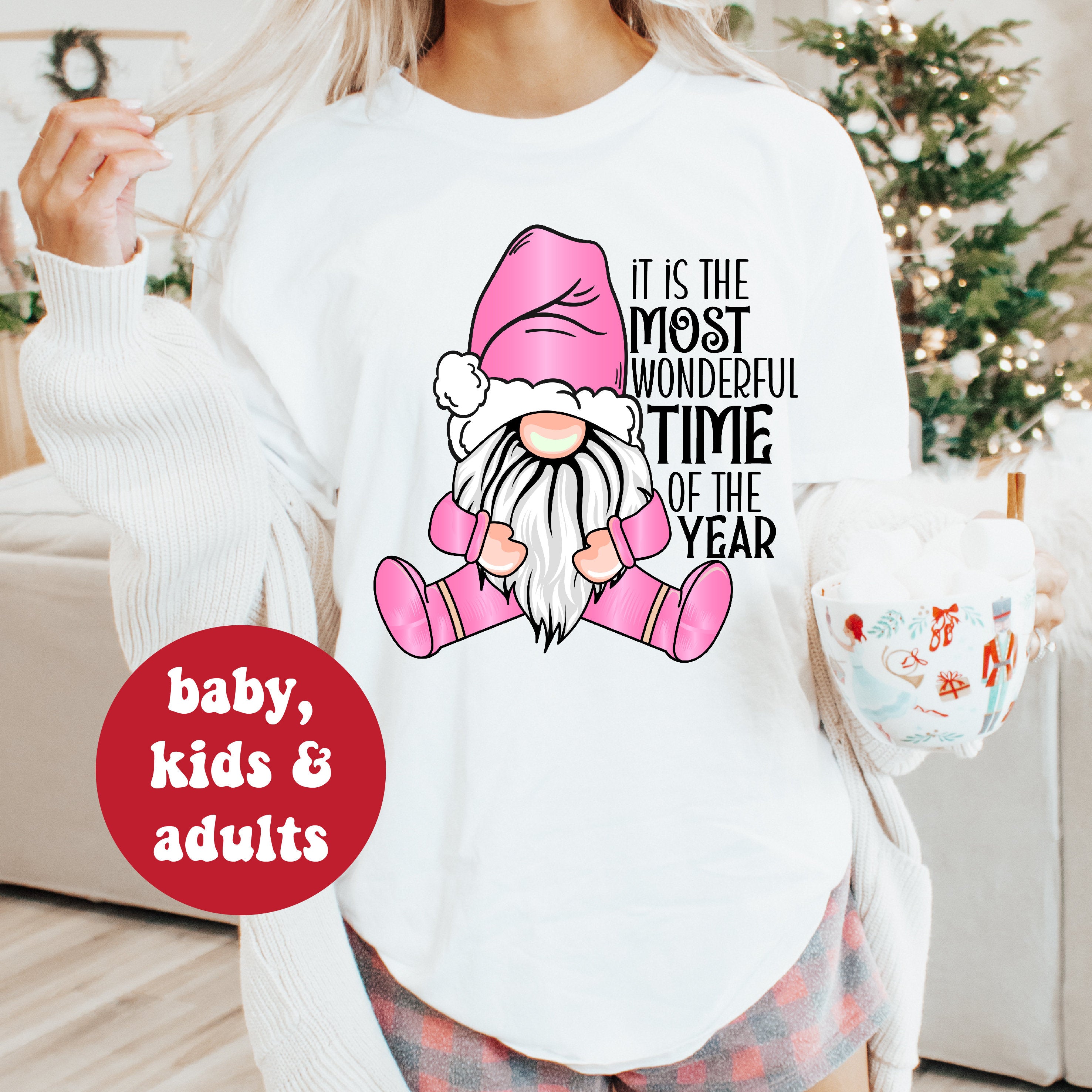Christmas Gnome T-Shirt - Festive Holiday Graphic Tee for Men & Women | Multiple Colors Available | Perfect for Xmas Parties, Gifts & Casual Wear