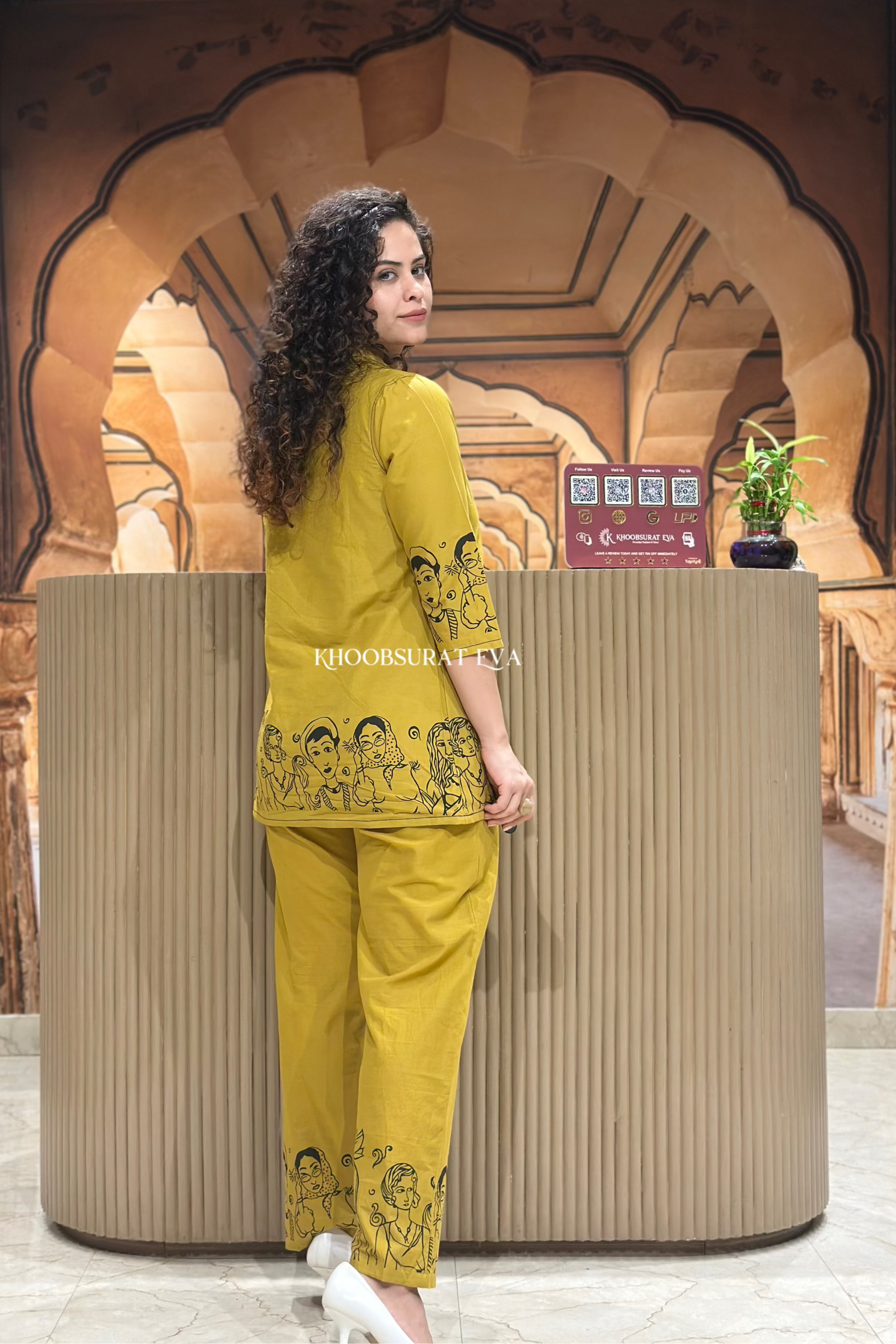 Bright Side Matching Outfit Set - Women's Stylish Lounge & Sleepwear for Home Comfort & Casual Wear