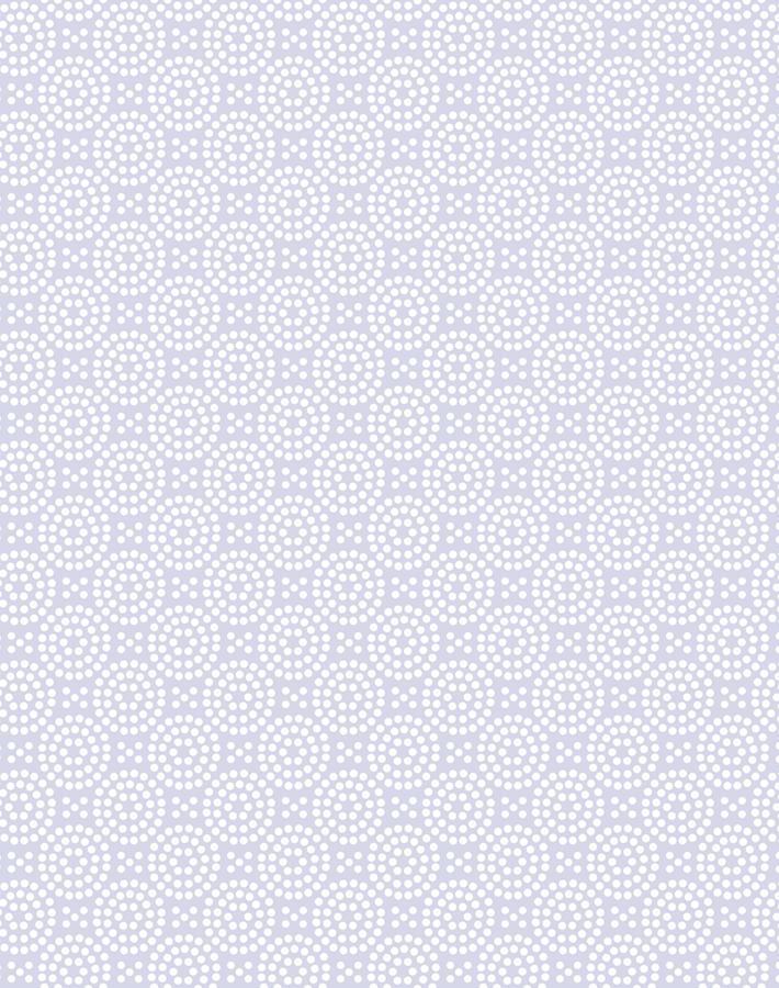 Wallshoppe 'Dot Dot' Lavender Wallpaper - Peel and Stick Removable Wallpaper for Bedroom, Nursery, and Home Decor