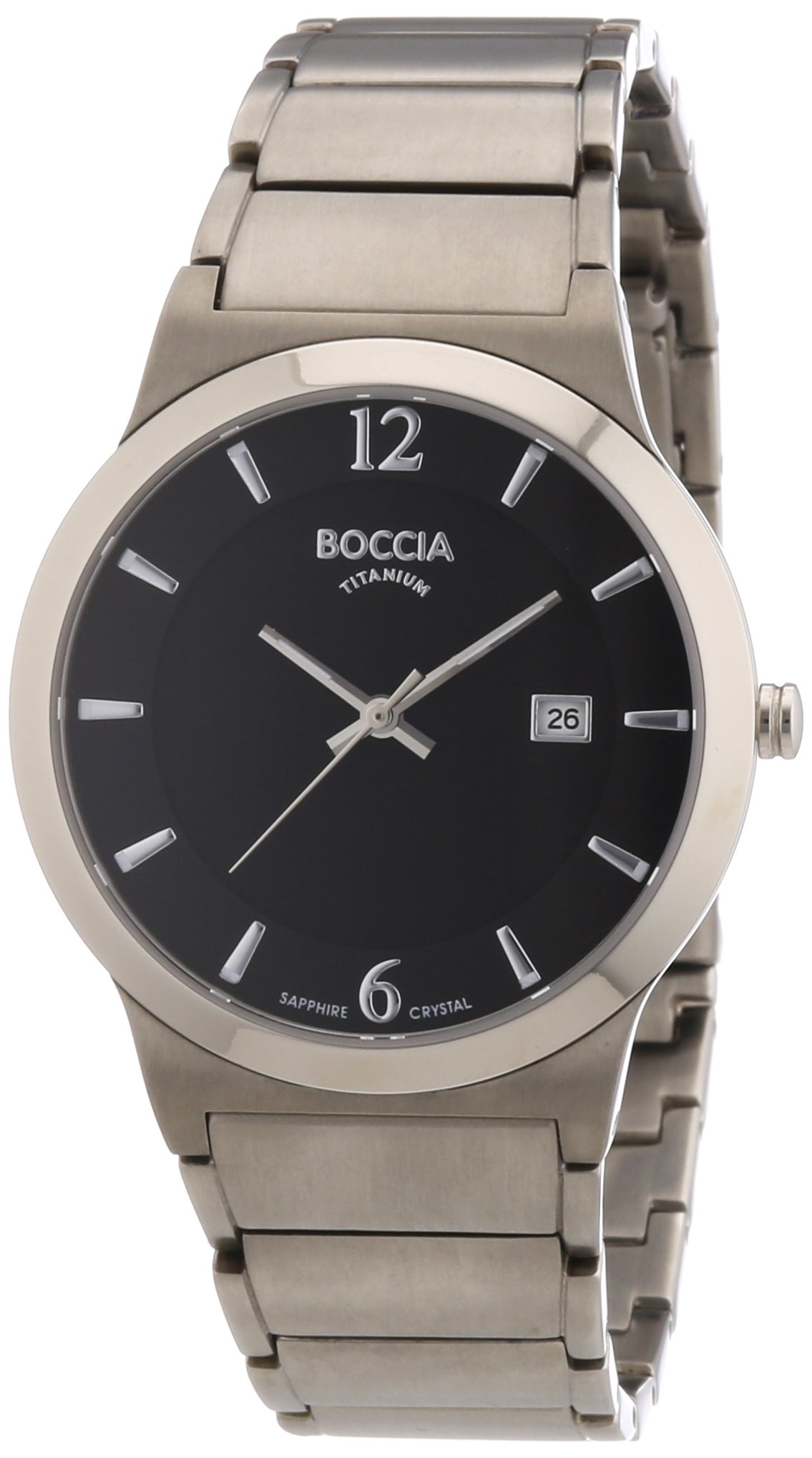 Boccia Men's Ultra Slim Quartz Watch 3565-02 with Stainless Steel Band - Perfect for Business, Casual & Formal Occasions