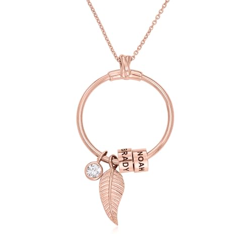 18k Rose Gold Plated Sterling Silver