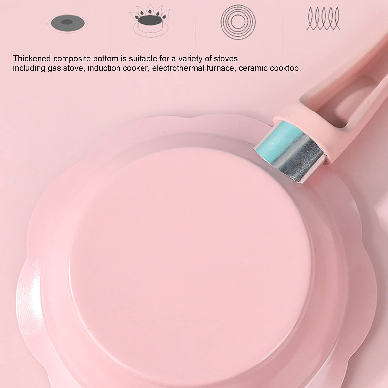 Alvinlite Non-Stick Baby Food Cookware Set - Multi-Function Milk Soup Pot & Frying Pan for Infant Nutrition | Perfect for Homemade Baby Puree, Formula Heating & Toddler Meal Prep