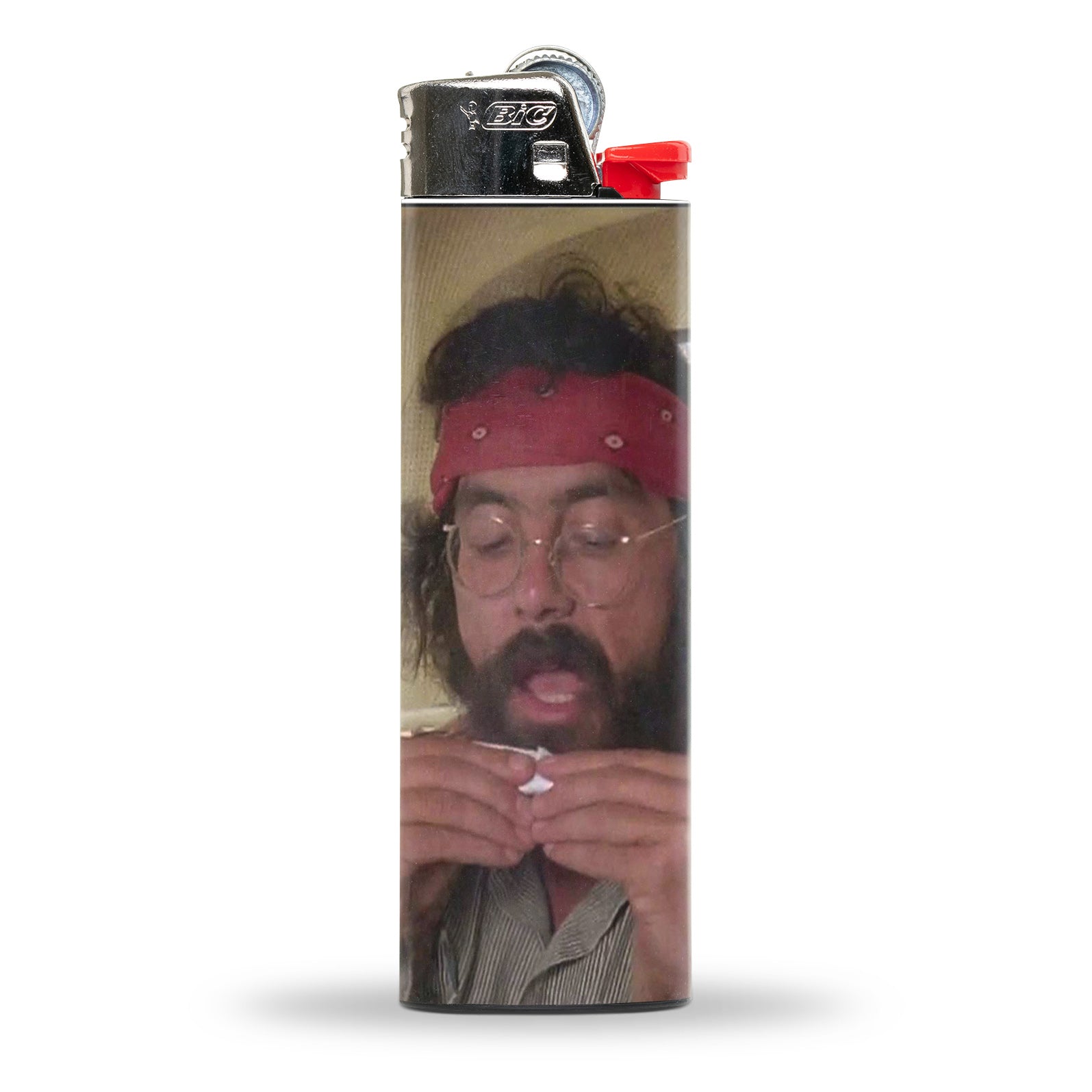 Tommy Chong Premium Metal Lighter - Windproof Butane Torch for Cigars, Candles & Outdoor Use | Durable Pocket Lighter for Camping, Hiking & Everyday Carry