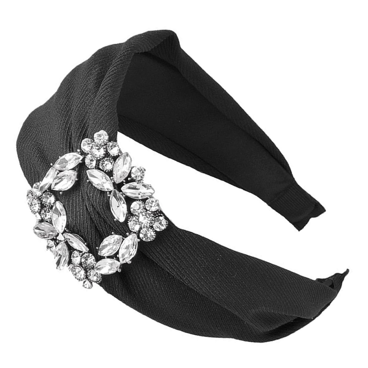 FOMIYES 3 Pack Rhinestone Crystal Headbands for Women - Elegant Elastic Hair Accessories Wide Headband for Parties, Weddings & Special Occasions